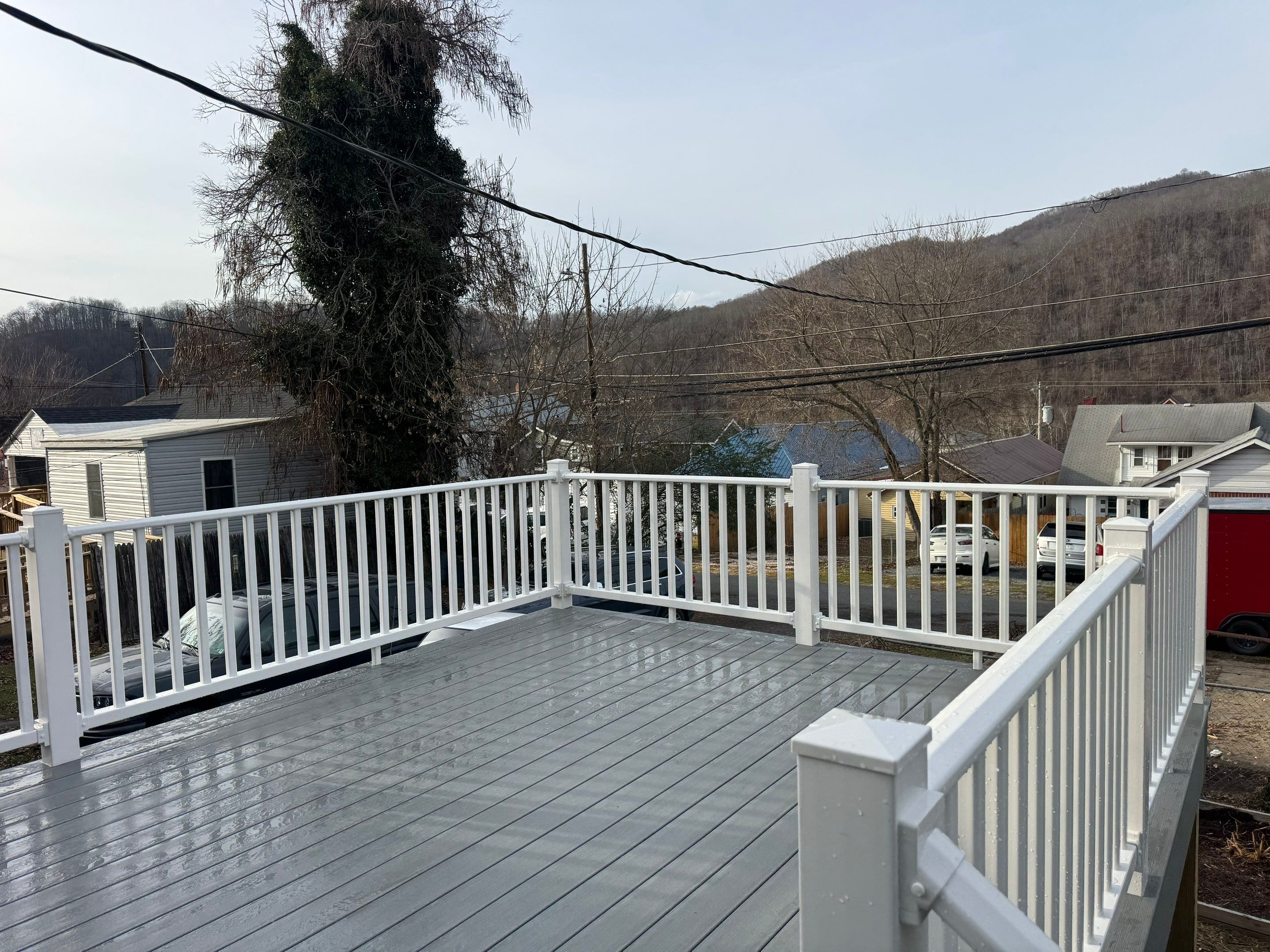 TimberTech Composite Deck and Vinyl Railing Replacement in Hinton by Walnut Hollow Decks & Outdoor Living