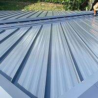 24ga 1.5" Mechanical Seam Matte Black by Total Roofing System The Metal Roof Experts