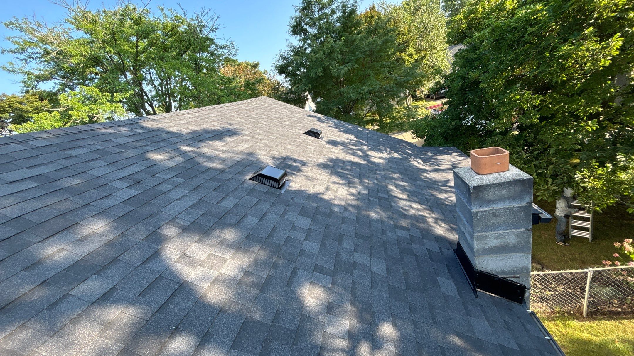 Roof Replacement using Owens Corning Onyx Black by 180 Contractors
