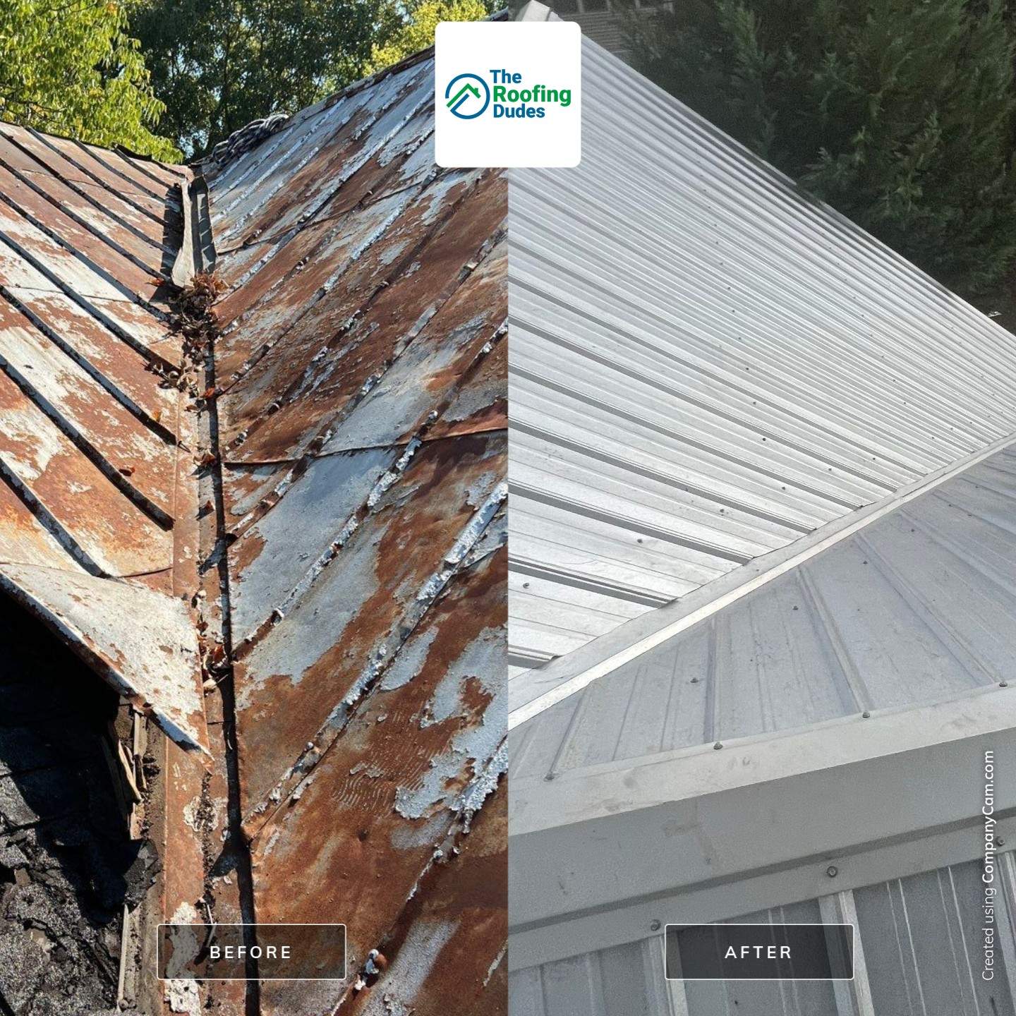 Residential Roofing Installation using 26 Gauge Metal by The Roofing Dudes
