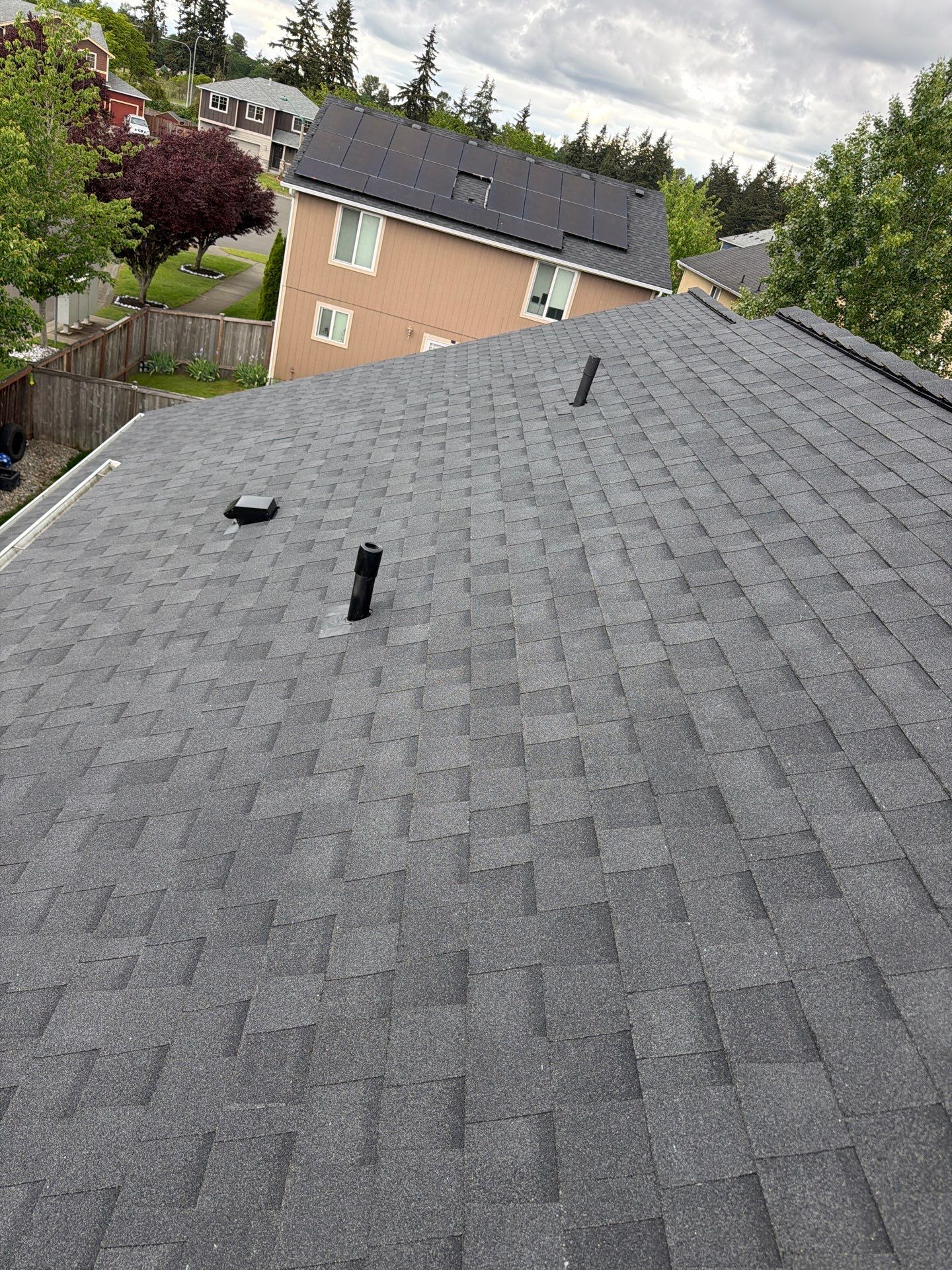 Residential Roofing Installation using GAF HDZ Shingles by Roofing Formula LLC