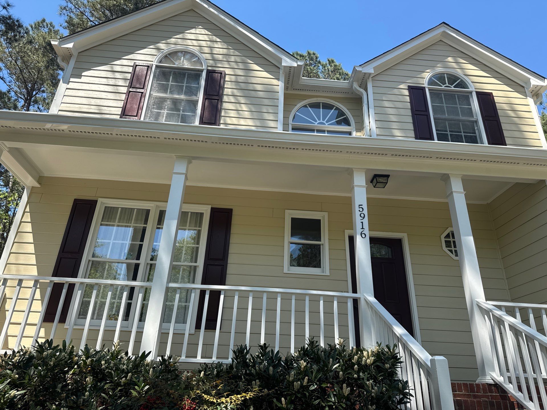 Exterior paint and siding replacement by GonzalezPainters & Contractors Inc 