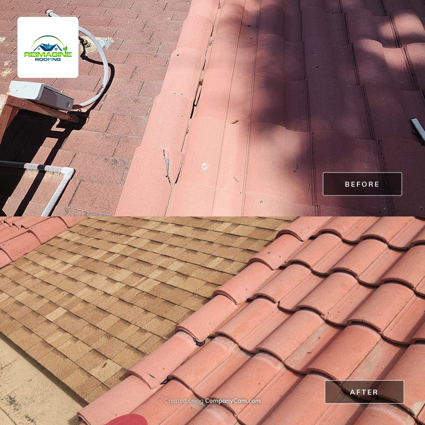 Spanish Red Concrete Tile by Reimagine Roofing