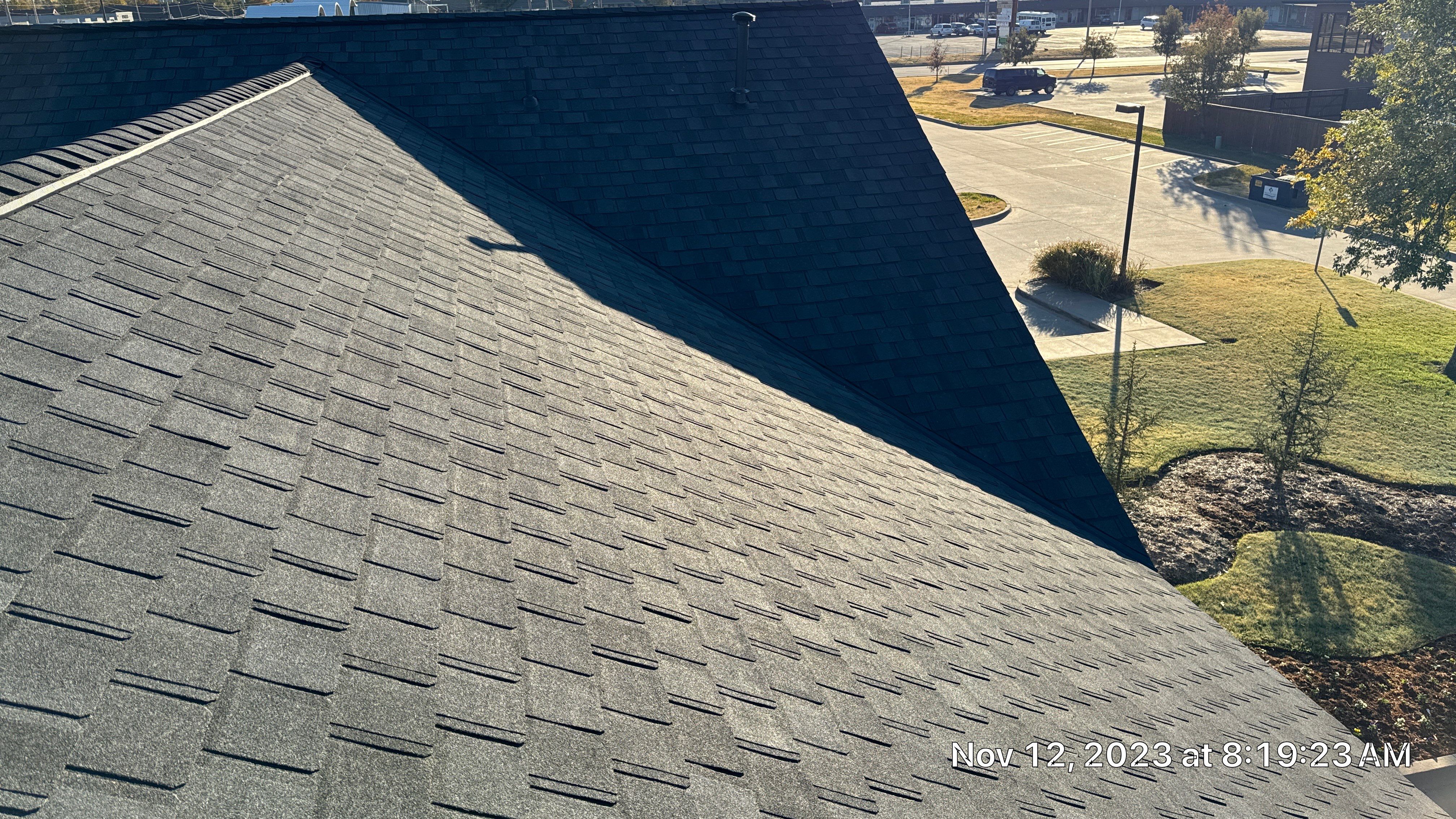 Commercial Roofing Installation using Certainteed Belmont IR by Castillo Roofing