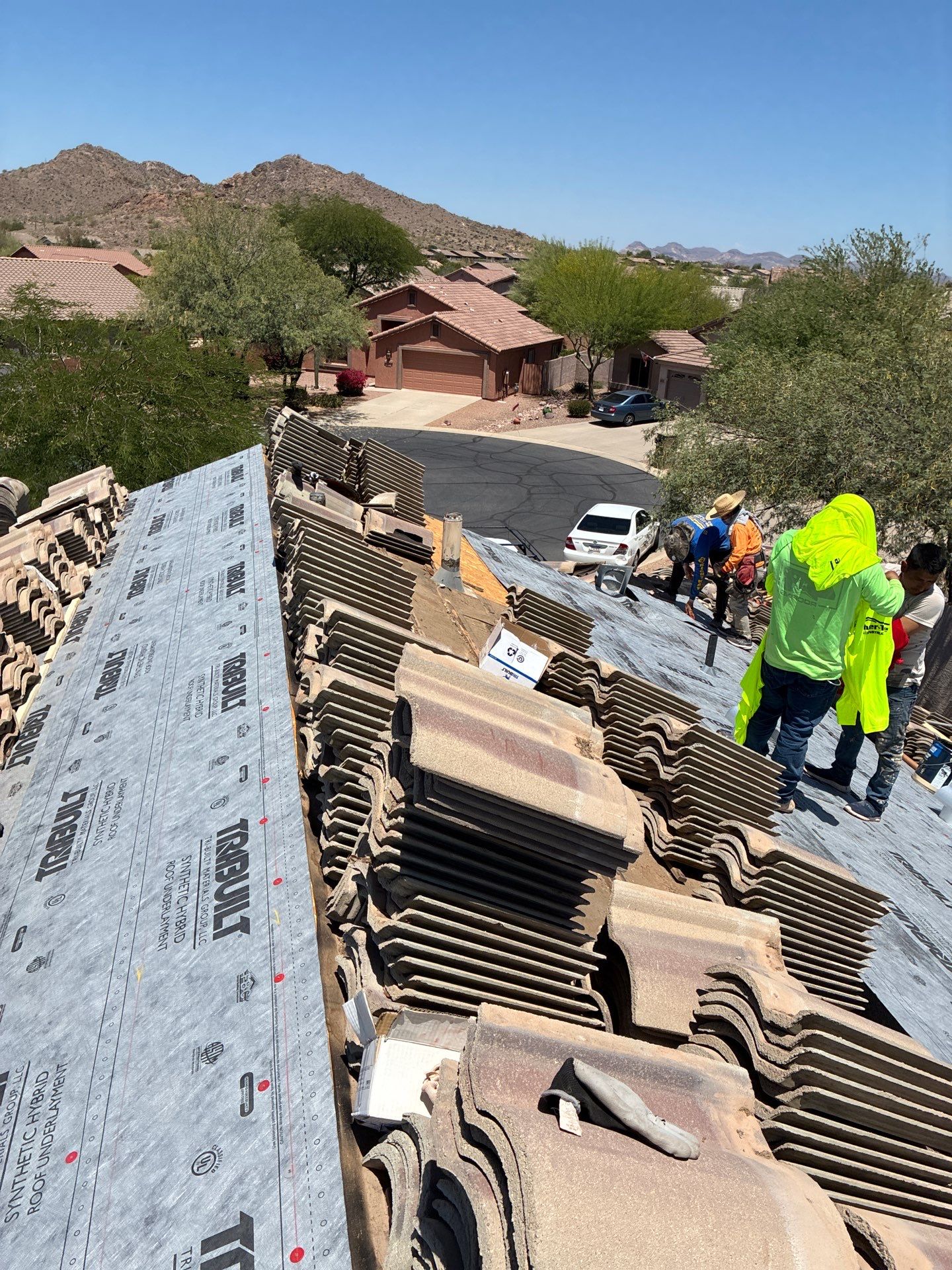 Tile reset in Gold Canyon, AZ by Weather-Tite Roofing