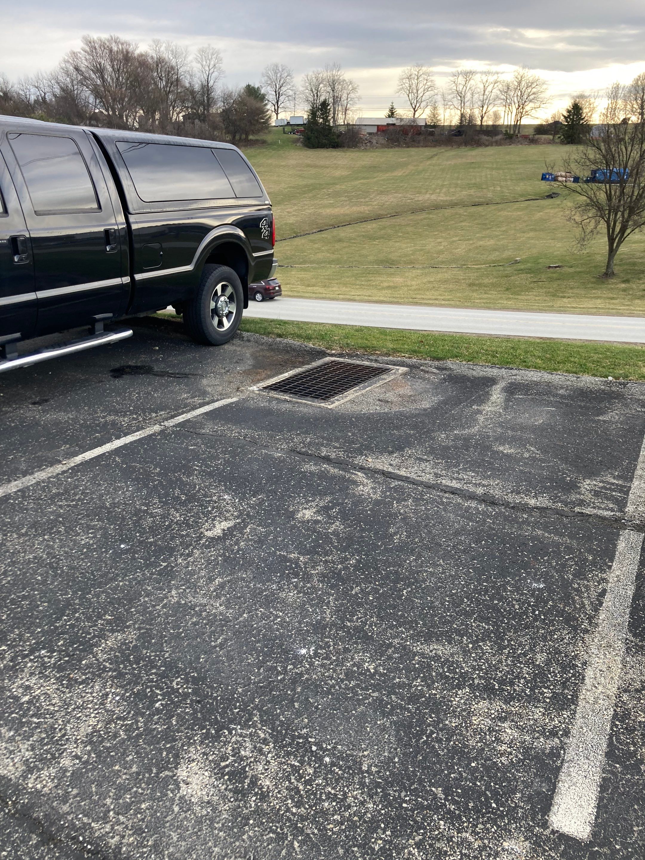 Asphalt Resurface Commercial Park Lot using asphalt by Brant's Asphalt