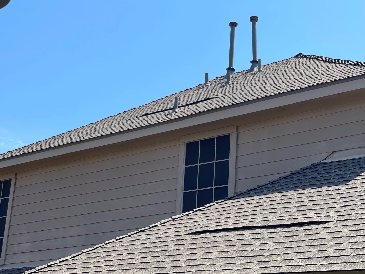 Major Hail Storm Full Roof and Gutter Replacement by First United Roofing & Construction