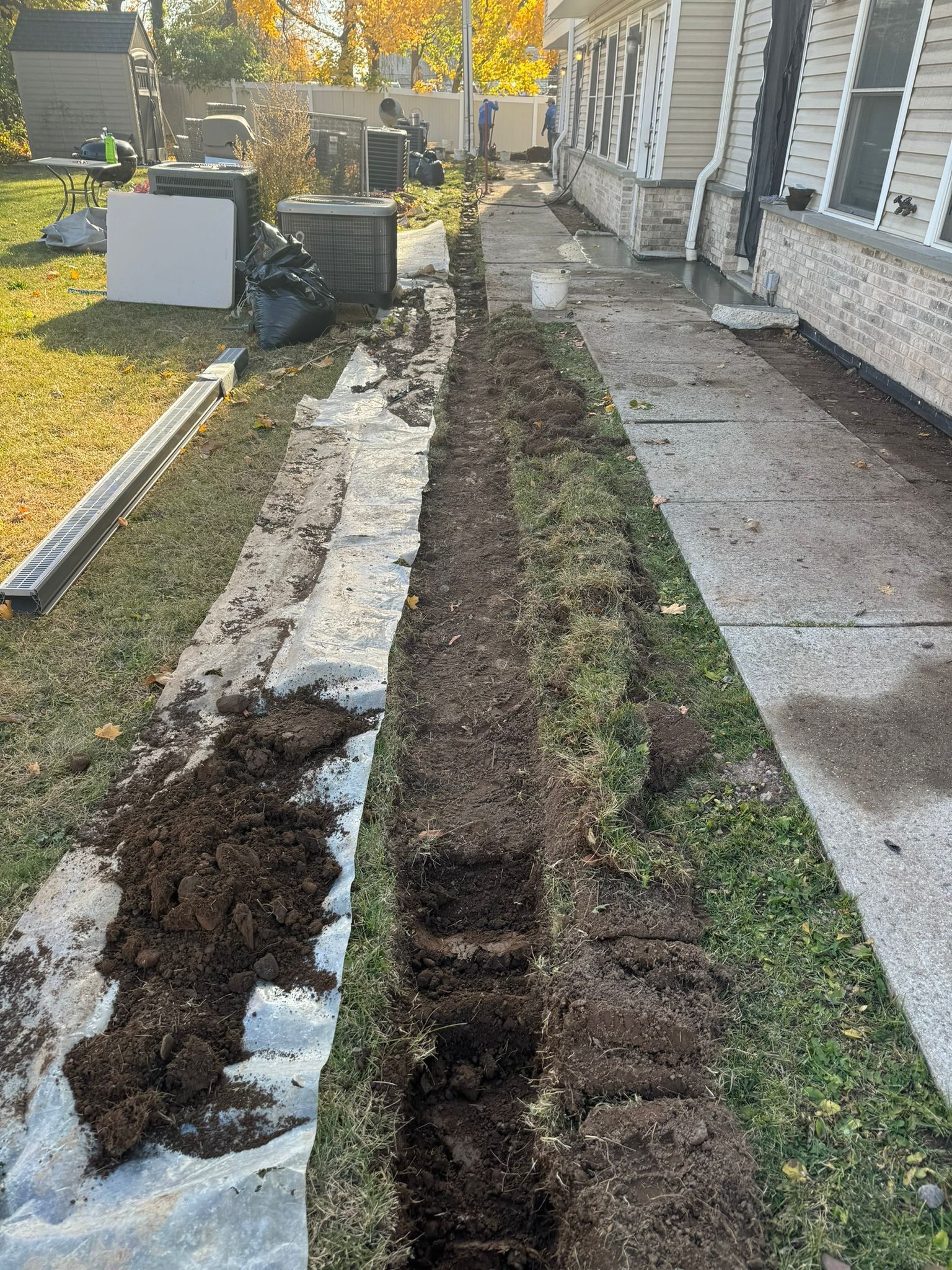 Exterior Spee-D Drain and Waterproofing by Pure Service Pro, LLC 