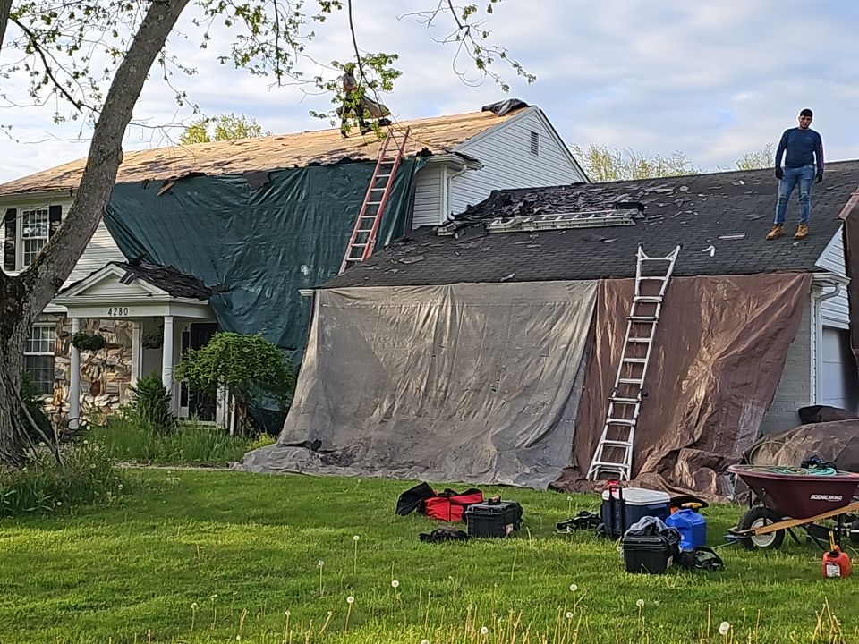 ATLAS PINNACLE COLOR: SUMMER STORM DRIP EDGE: WHITE by Eagle Eye Roofing