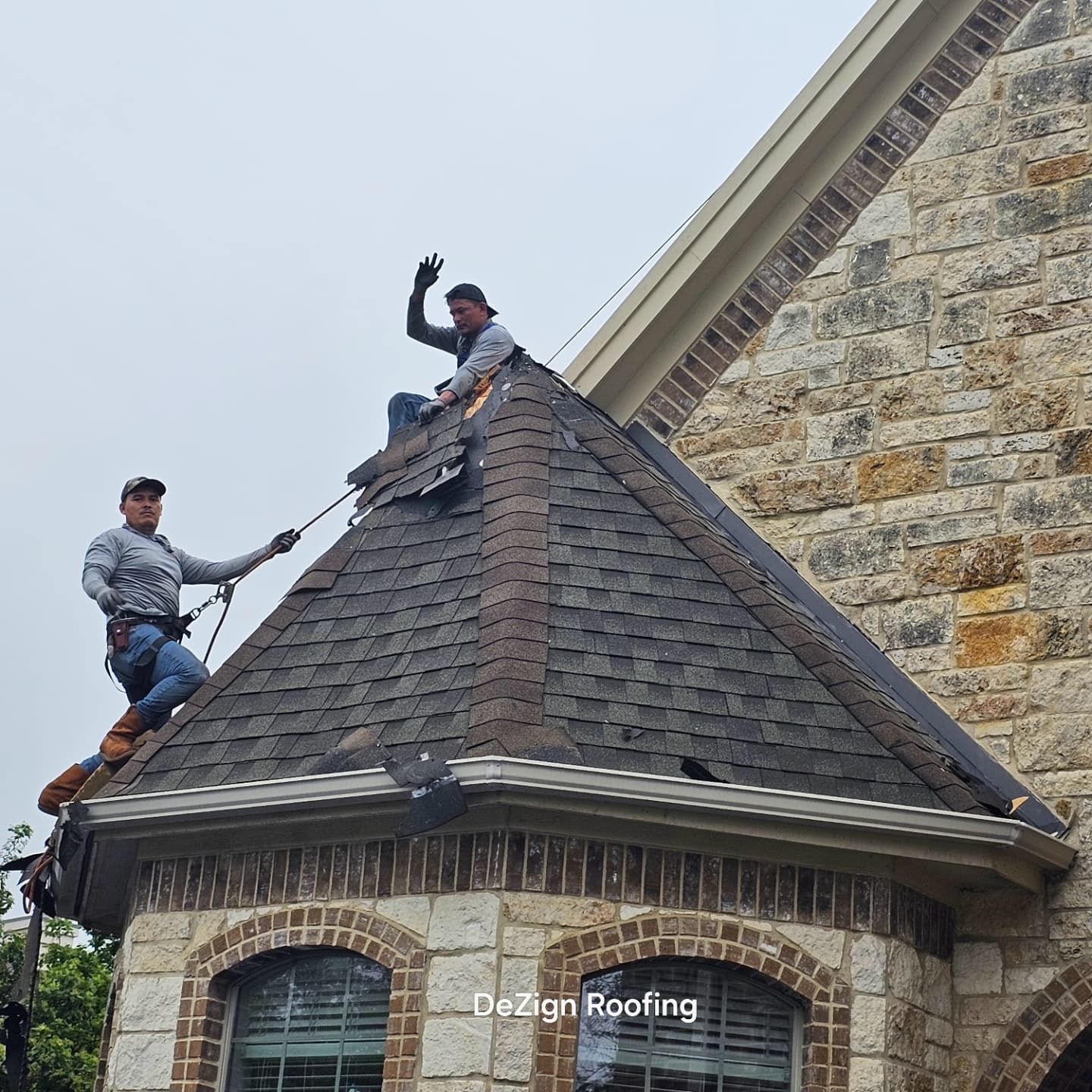 Residential Roofing Installation using Malarkey Vista Shingles Color Heather by DeZign Roofing & Exteriors