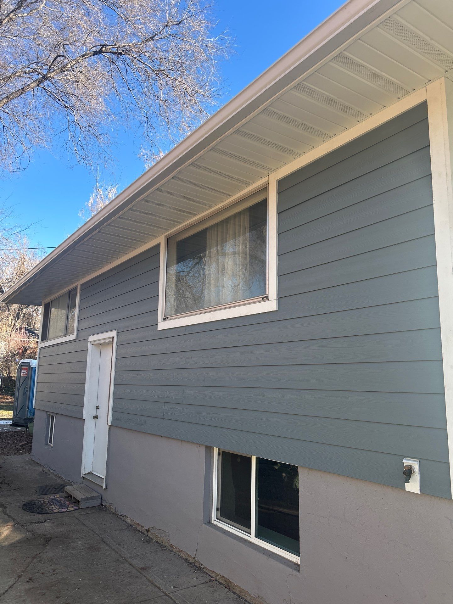 Ogden | Custom Hardie Transformation | Boothbay Blue & Summer Wheat Shakes by Ideal Siding Utah