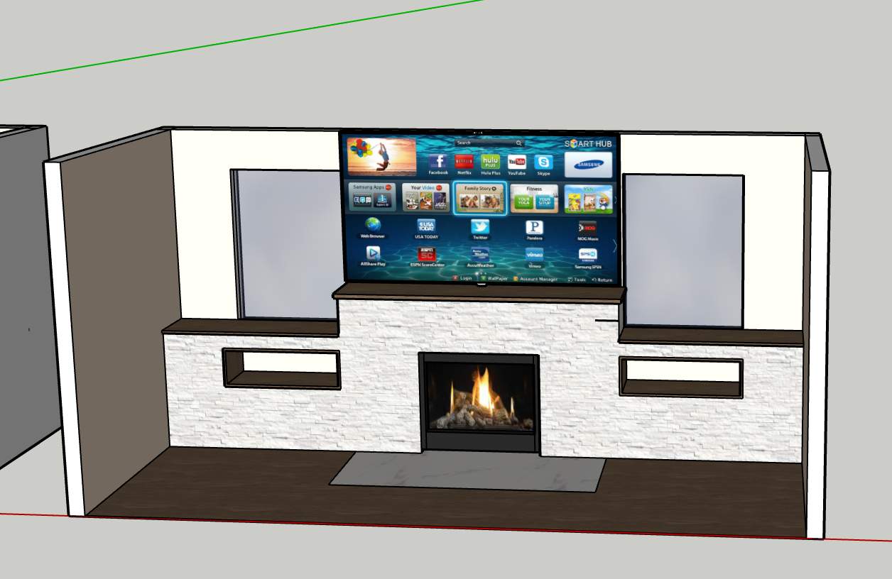 Meadview Fireplace Remodel by Workman Company LLC 