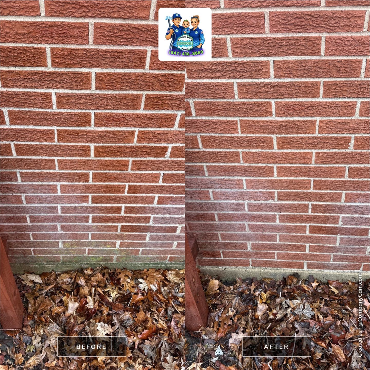 Project in Wood Dale by Simmons Power & Soft Washing