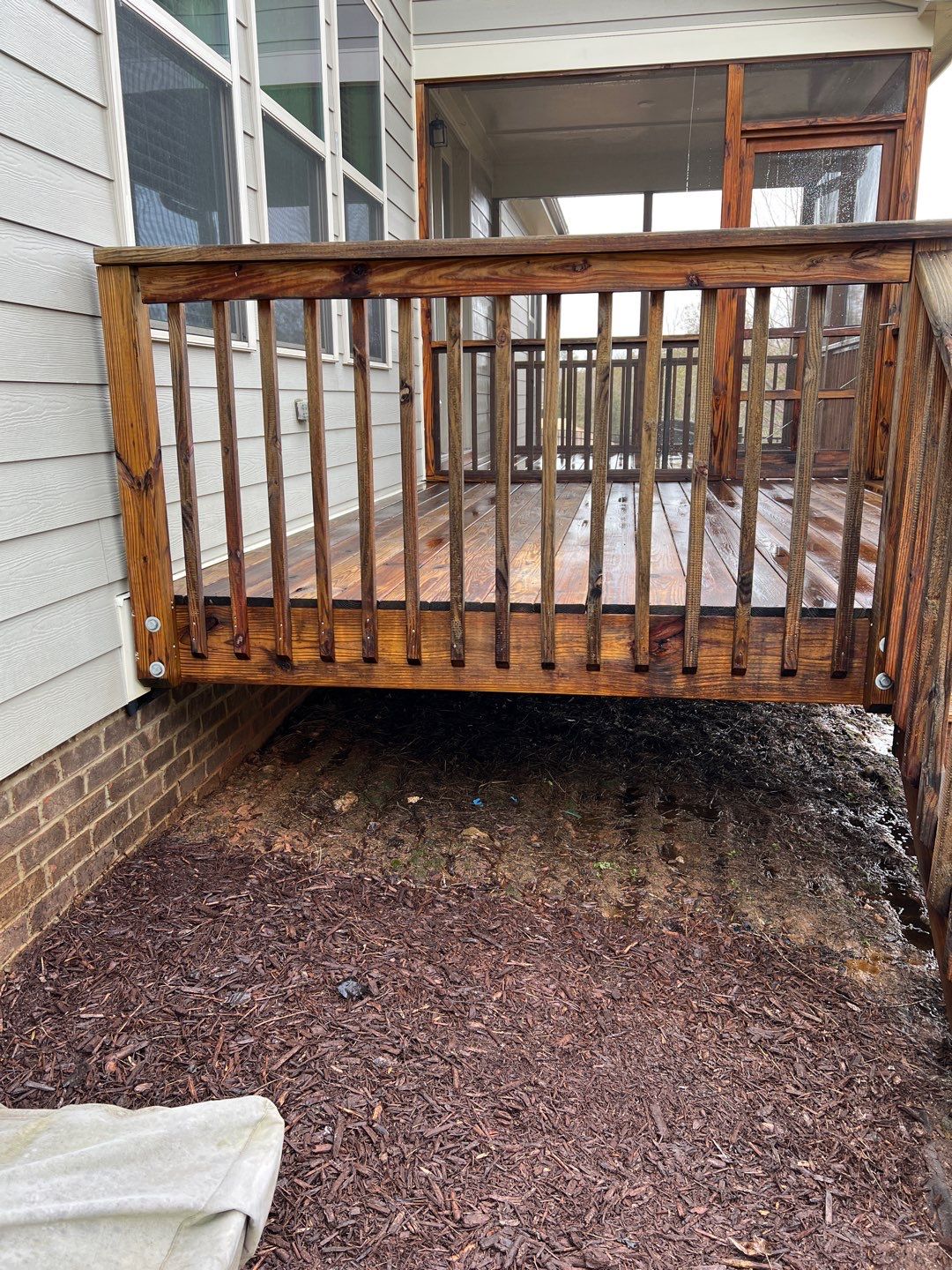 Weathered Deck using Wood Sealant by DuraSeal