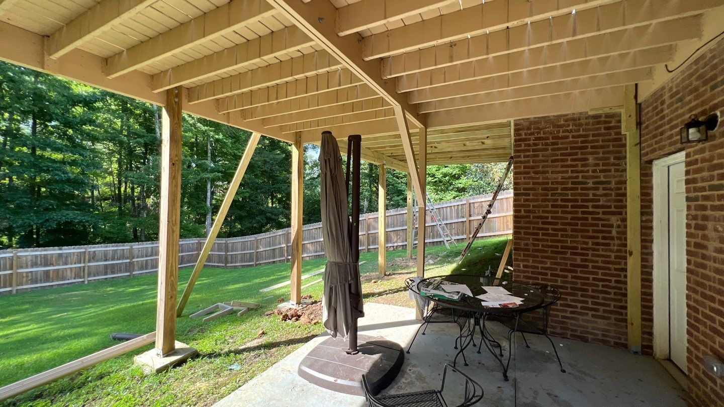 Aspen Lake - Covered Porch by Pillar and Pine