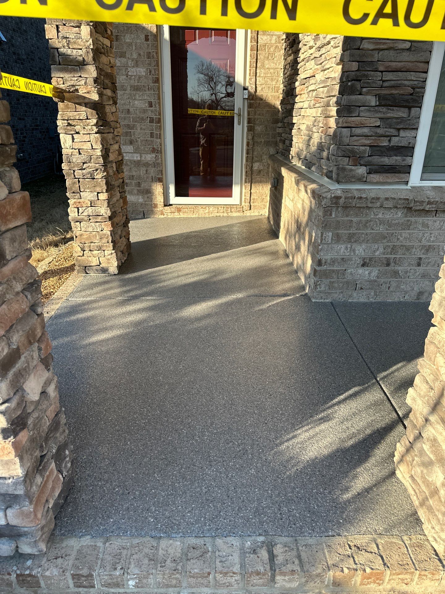 Patio Floor Coating using Briar by My Garage Floor Guys