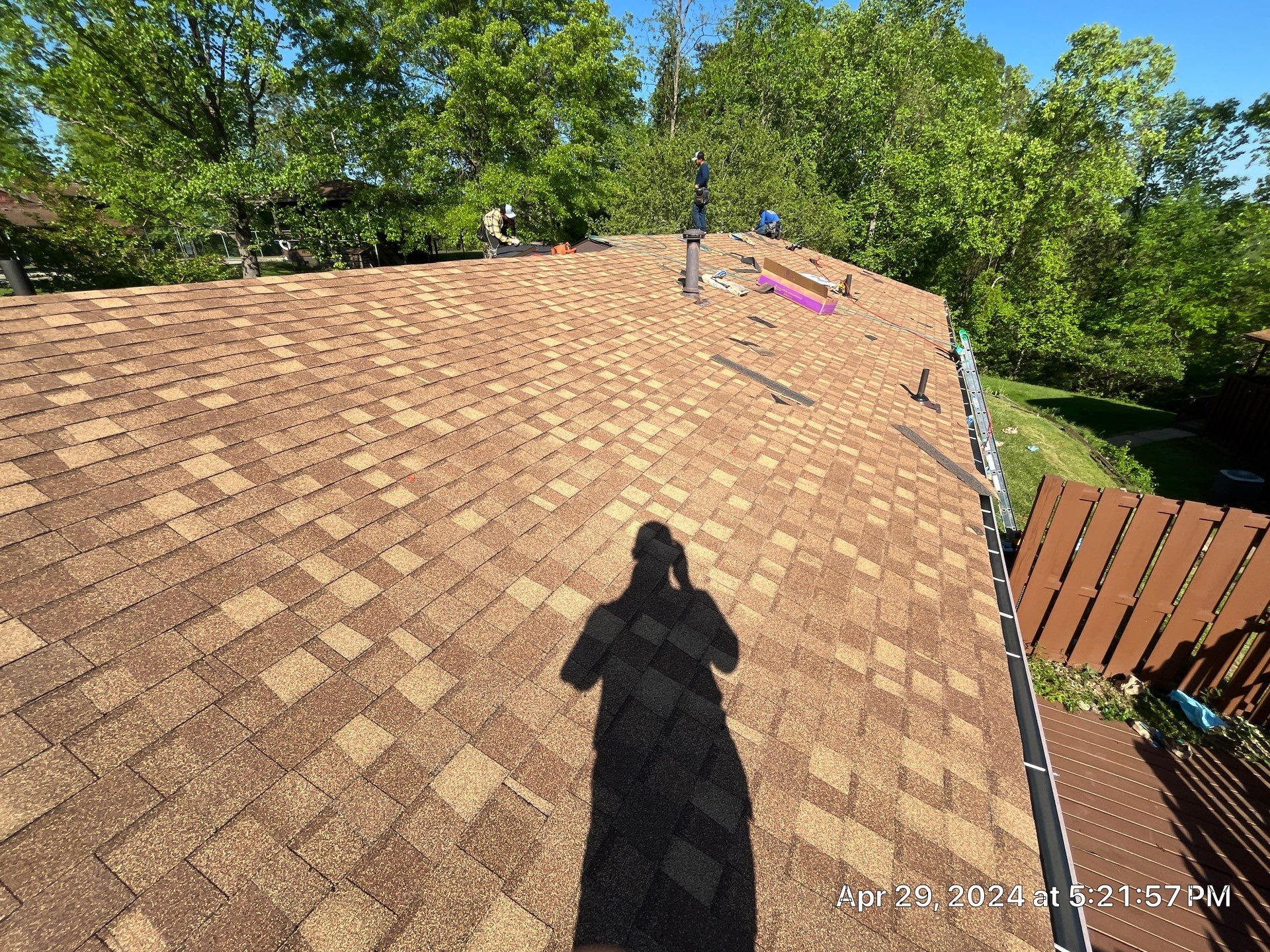 Commercial Roofing Installation using Certainteed Landmark Pro Shingles by Fahey Roofing + Contracting