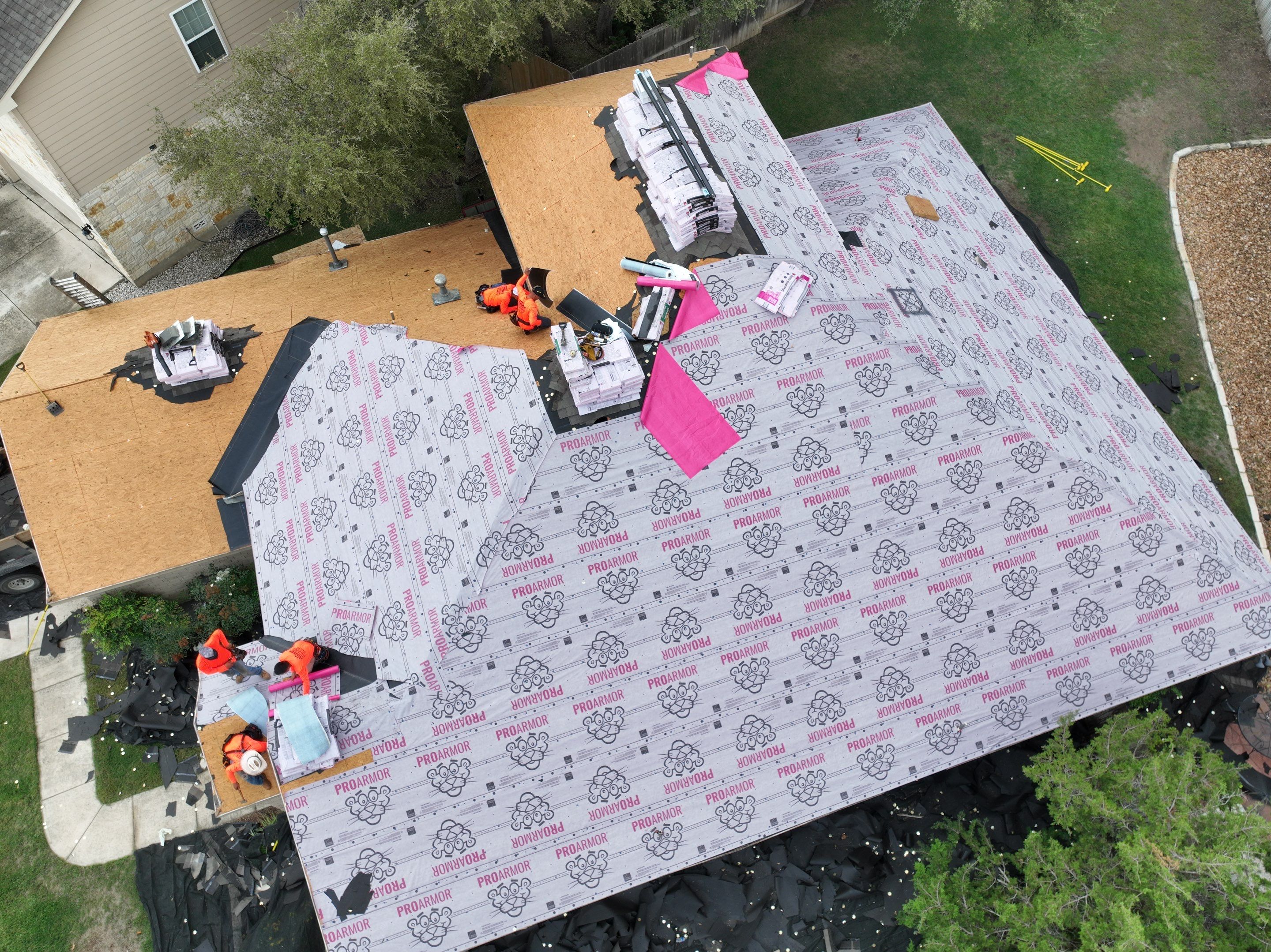 Residential Roof Replacement using Owens Corning Duration Shingles - Onyx Black by Premier Roofing and Contracting