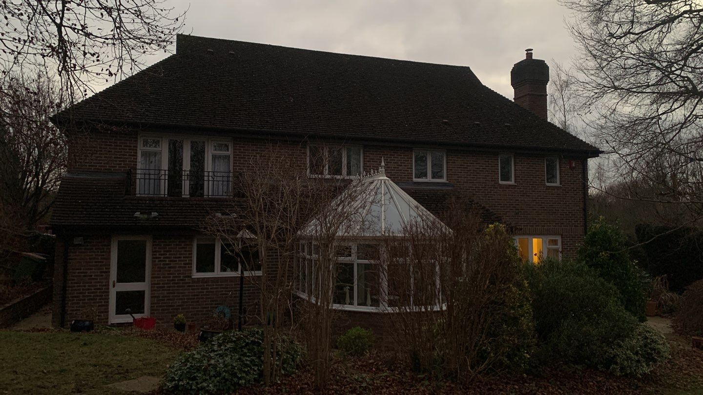 Roof Clean using Honda 15lpm Low Pressure Washing Machine by Ges Exterior Cleaning ltd
