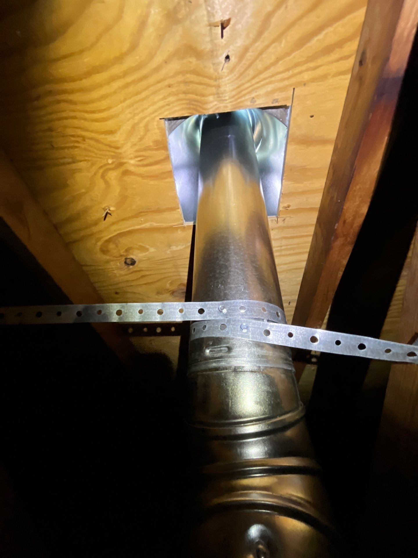 Furnace Exhaust, Water Heater Exhaust, and Roof Repair from fallen tree by Premier Chimney and Roofing