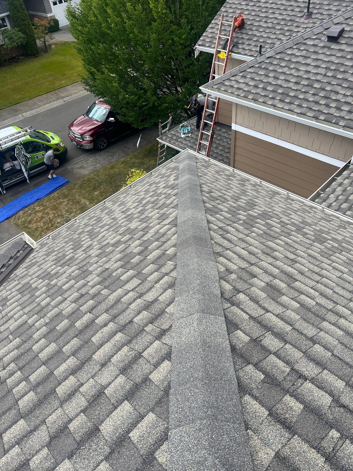 Residential Roofing Installation using GAF UHDZ Shingles by Roofing Formula LLC
