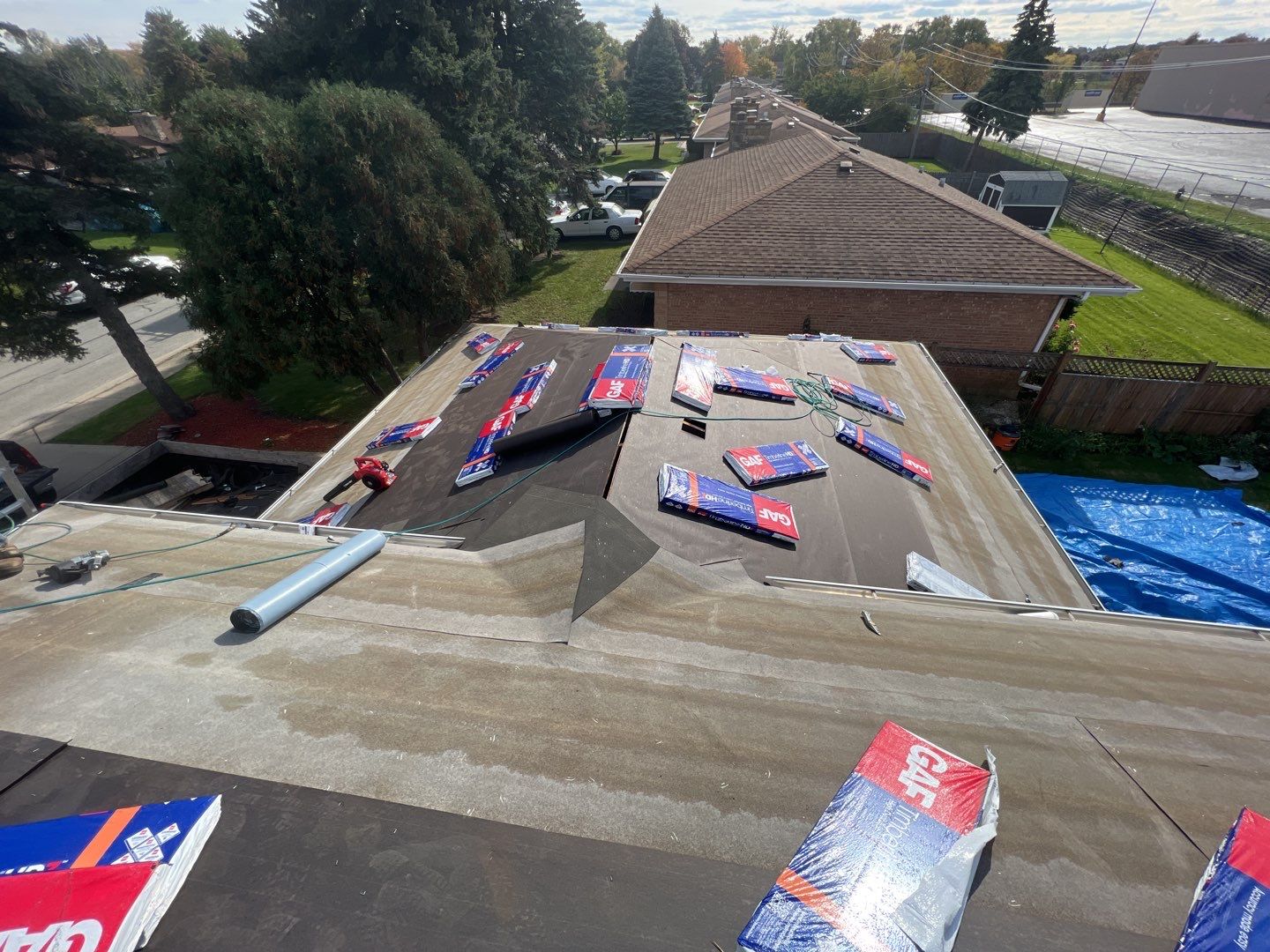 Residential Roofing Installation using GAF Timberline HDZ by Pro Home Services Inc