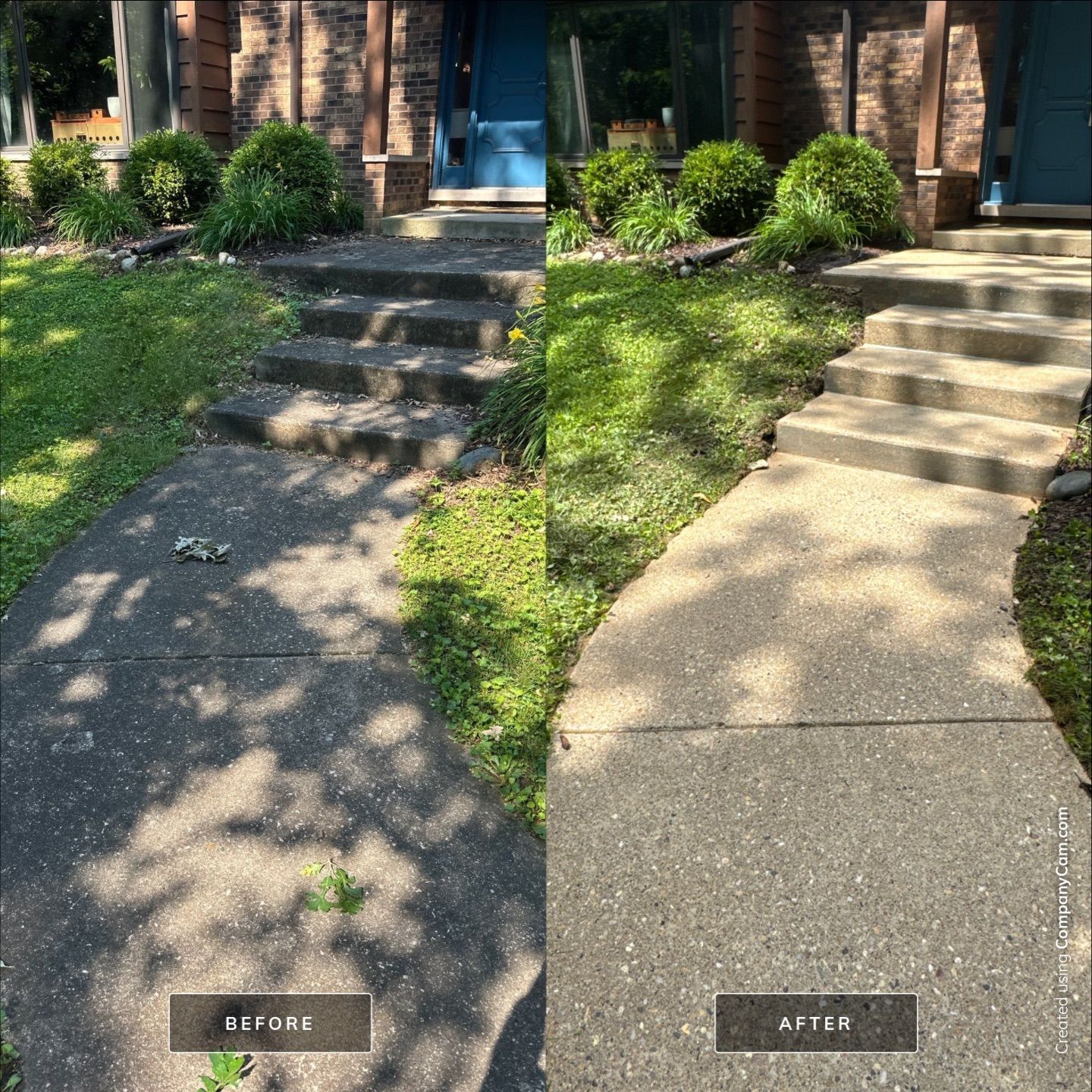 Project in Woodstock by Simmons Power & Soft Washing