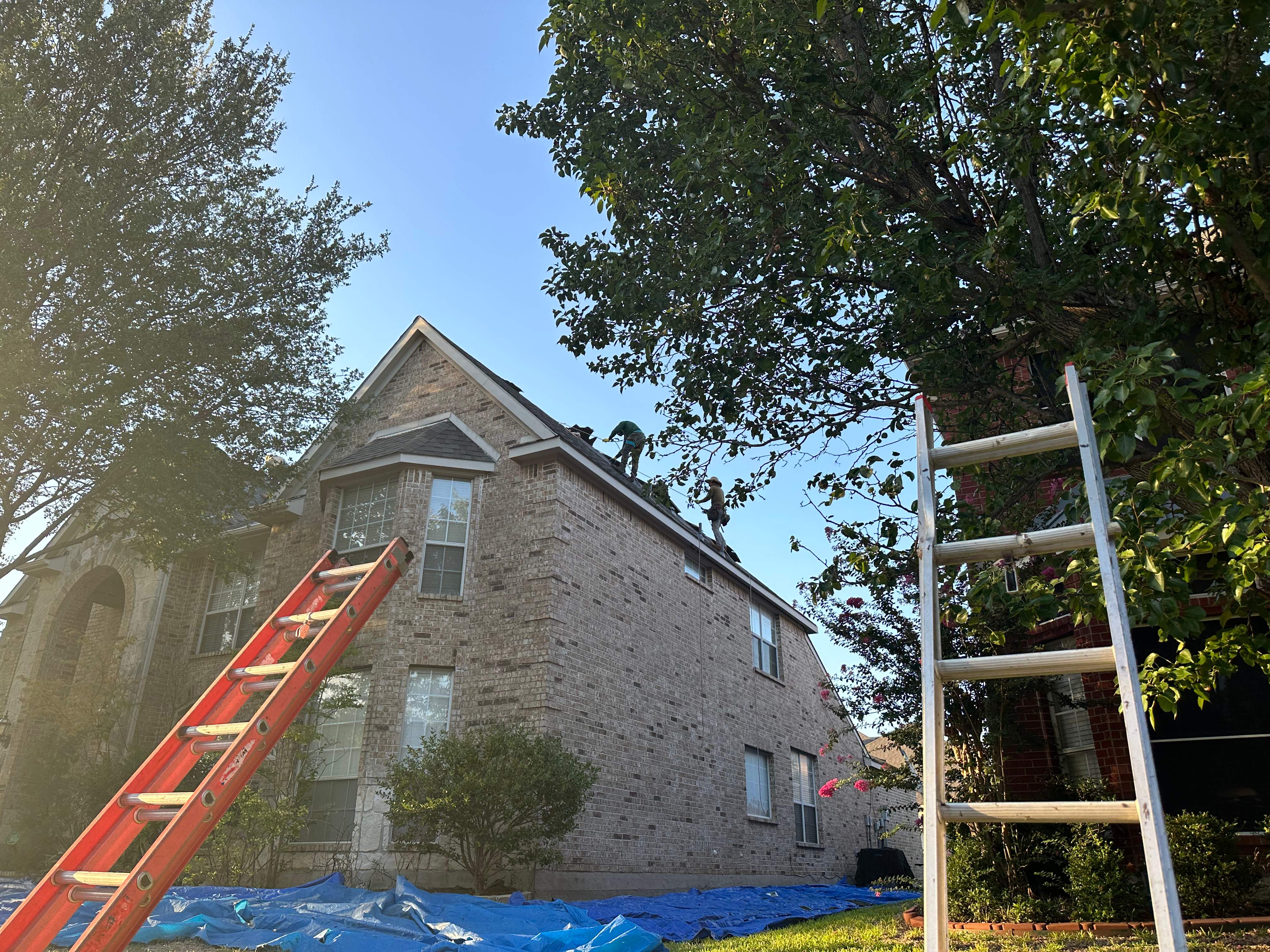 Property Repairs After Hail Storm Plano Texas by Eminent Roofing & Auto Hail Repair