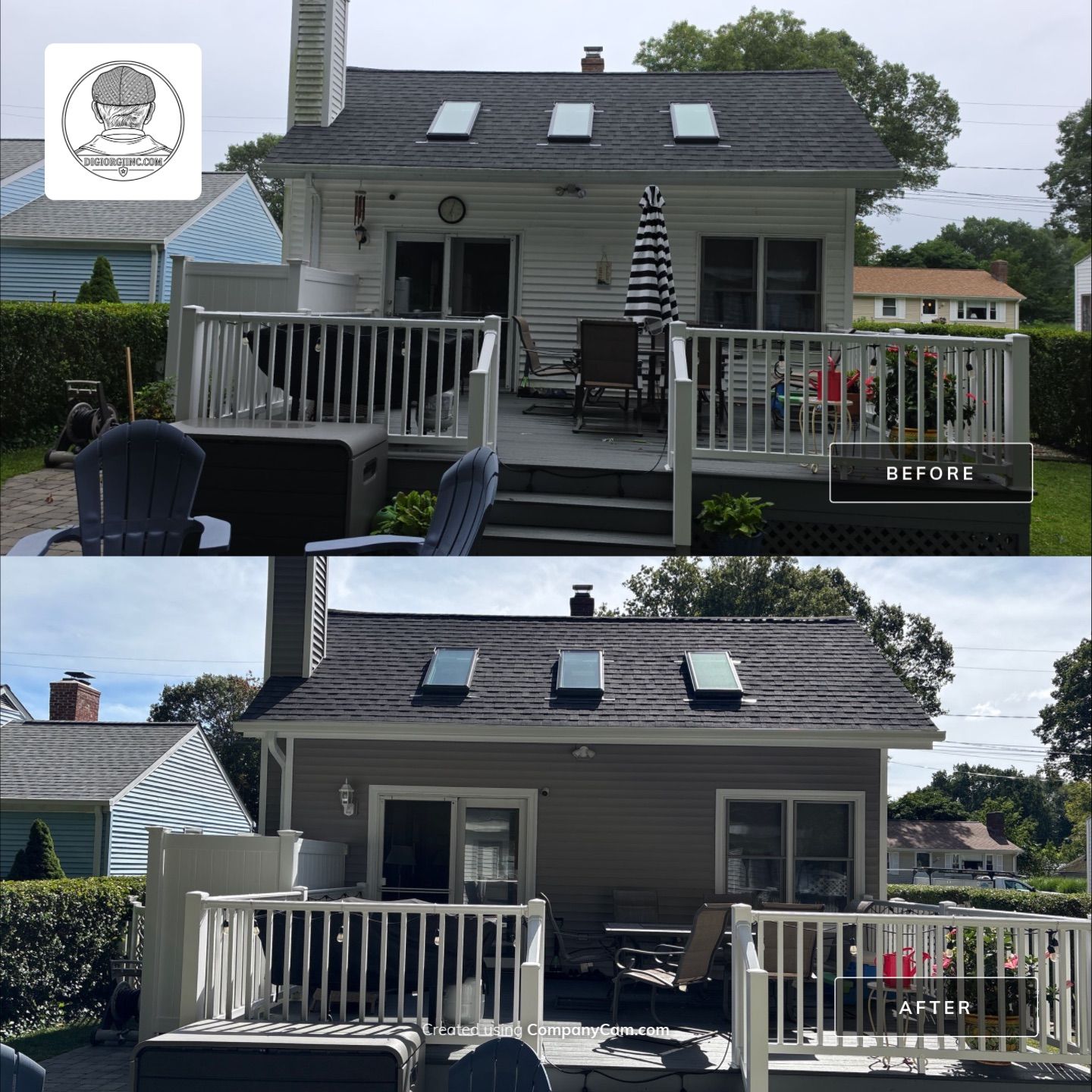 Siding using Cert. Monogram D/4 x 12'6" clapboard, Granite Gray by DiGiorgi Roofing and Siding Inc