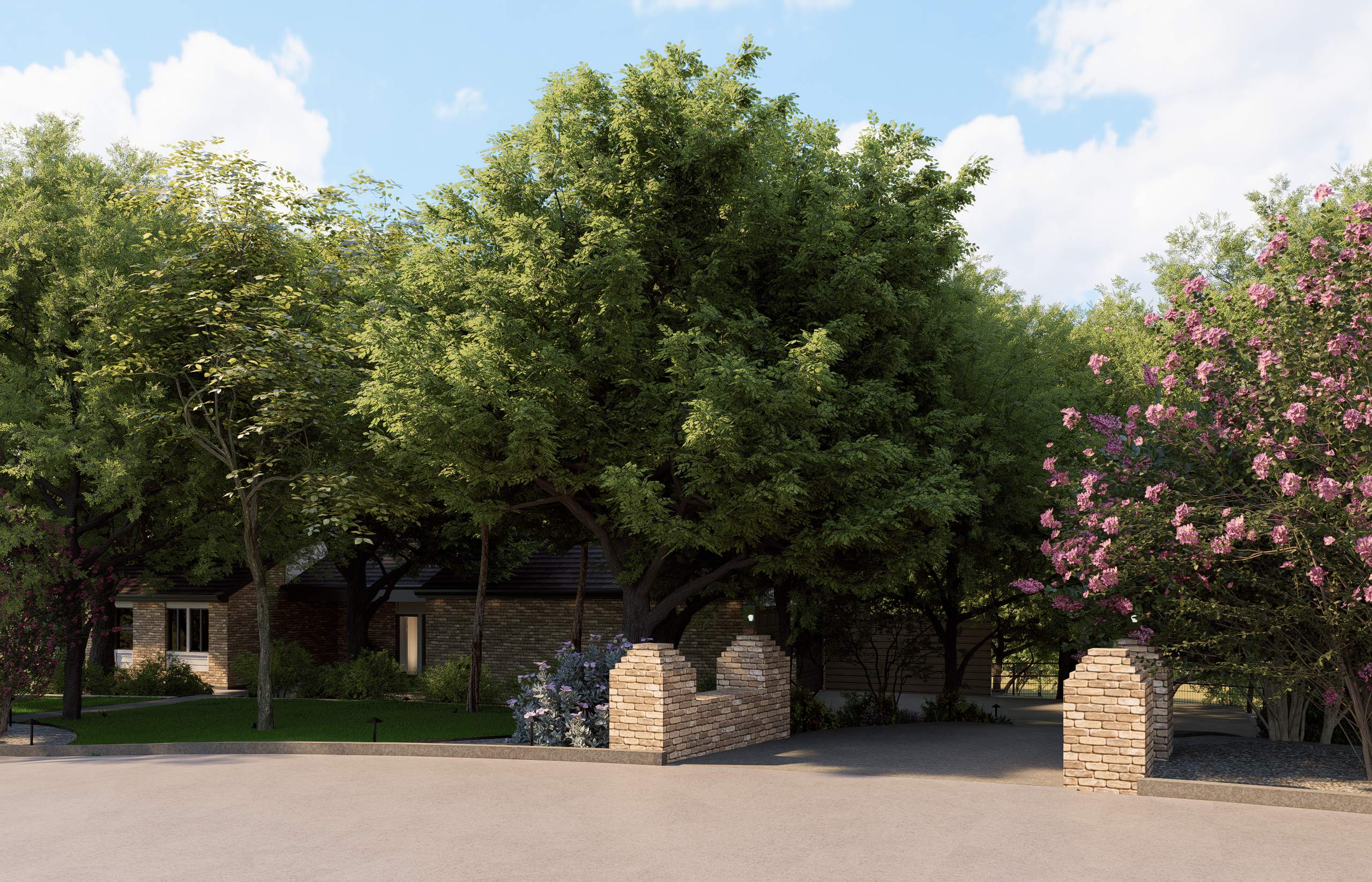 3D Design Render, Fair Oaks Ranch TX by Hole In One Lawns, LLC