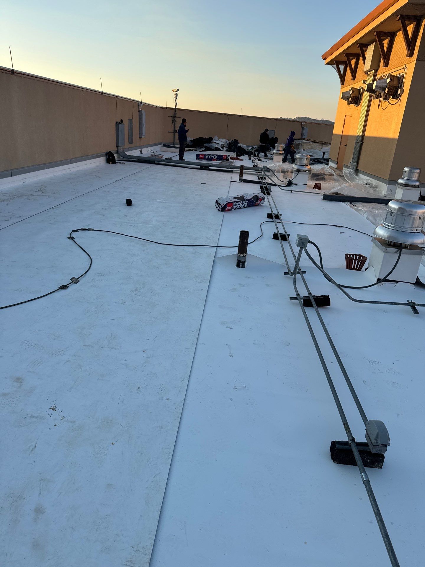 Commercial Roof Restoration by Grandmark Service Company