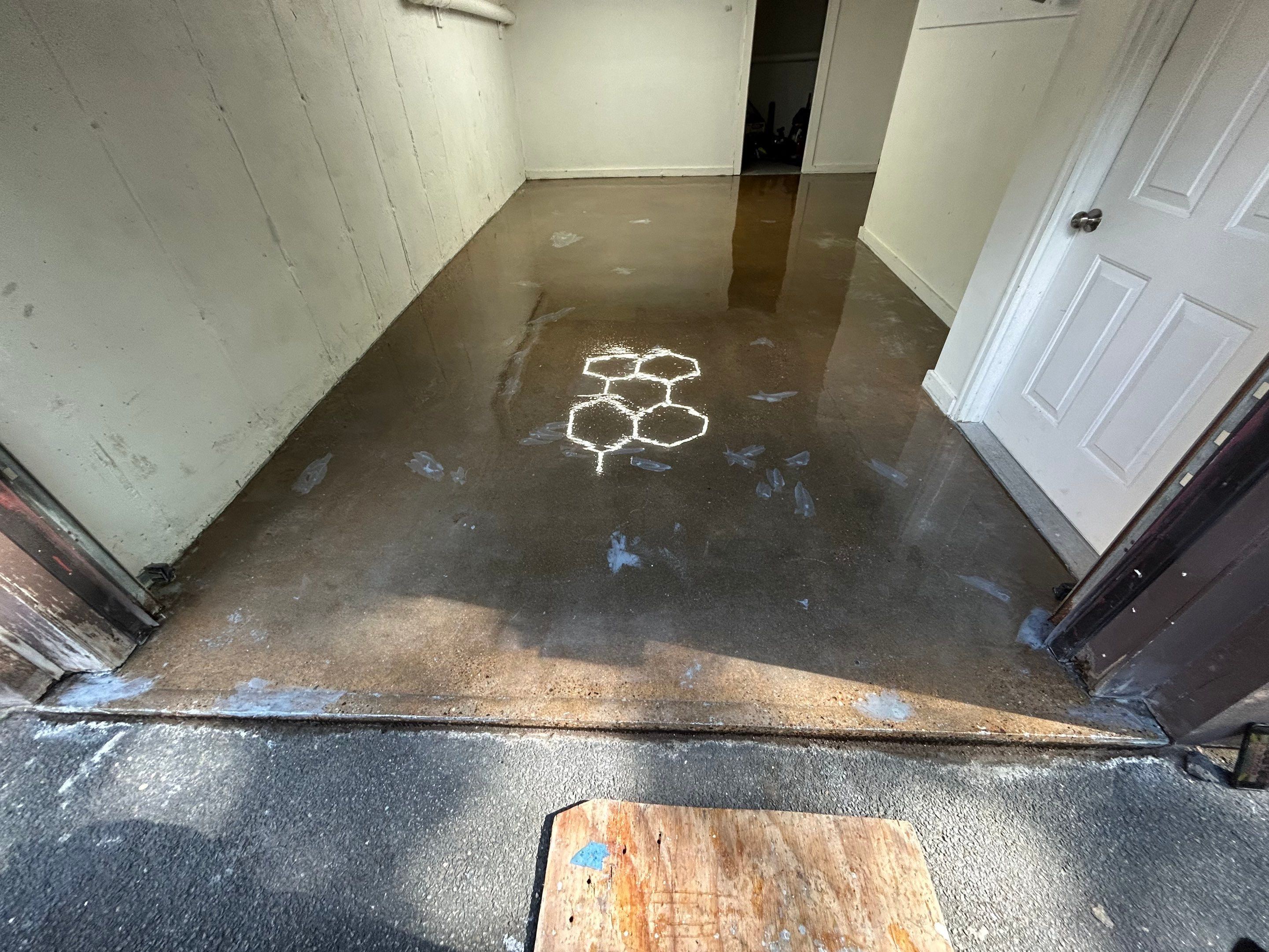 Feather Gray Concrete Floor Coating by DiGiorgi Roofing and Siding Inc
