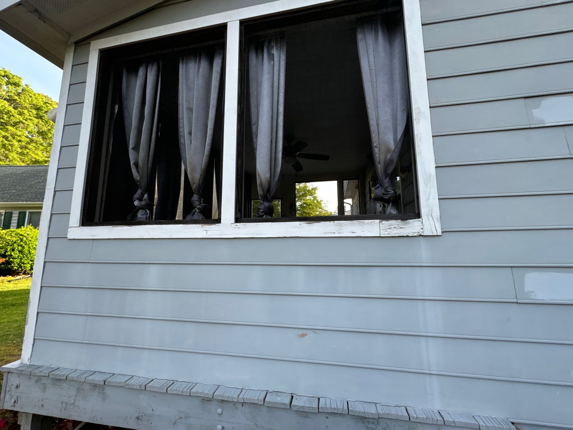 Exterior Painting and Carpentry Repairs by GonzalezPainters & Contractors Inc 