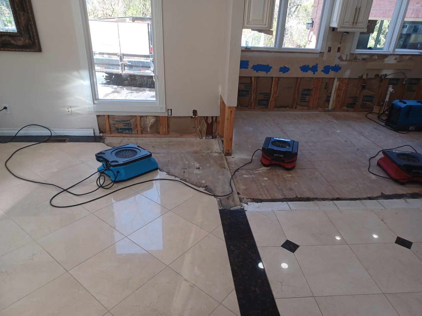 Project in West Bloomfield Township by EzDry Water Mitigation & Property Restoration