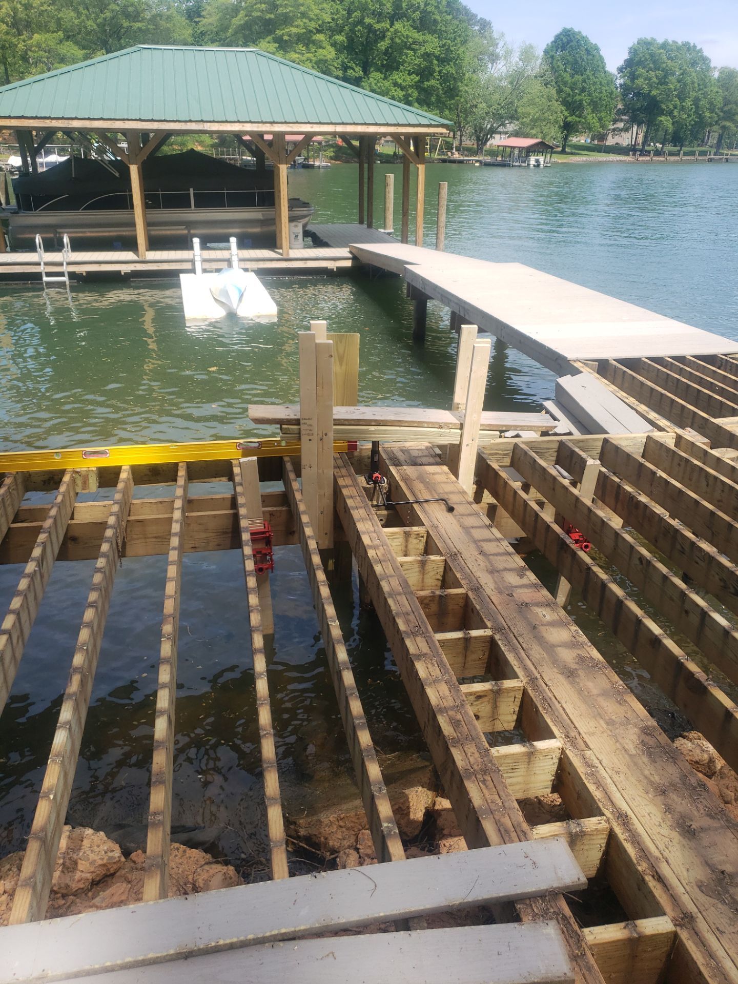 Dock Disaster Averted! Check Out This Incredible Transformation! š by A Step Above Handy LLC
