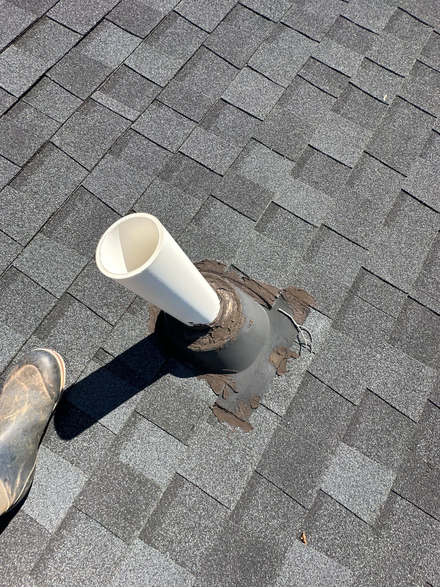 Repairing Leaking Pipe Boots by Peak 2 Peak Services LLC