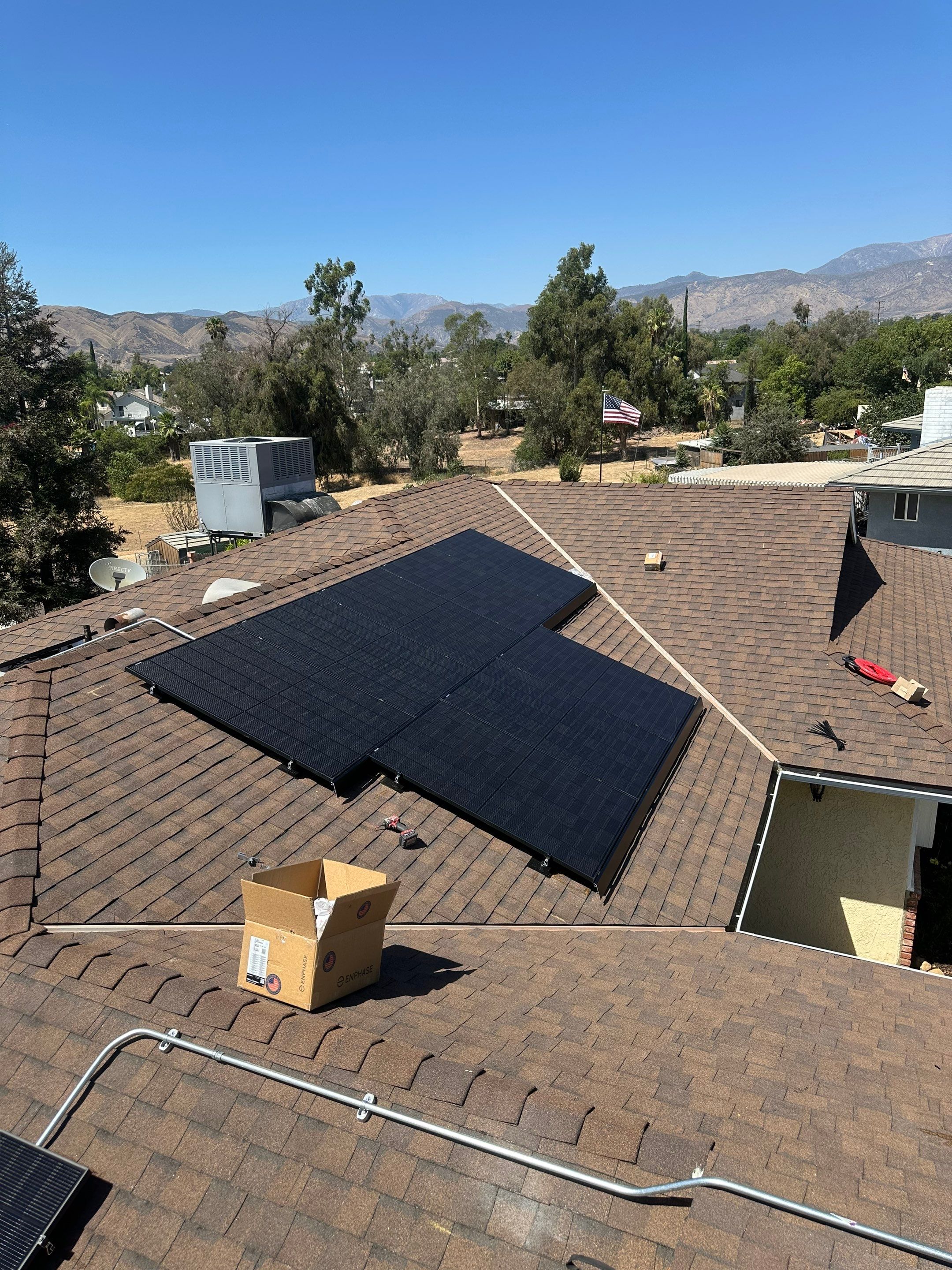Residential Solar Installation and Enphase Battery Storage in Yucaipa by VIBE SOLAR