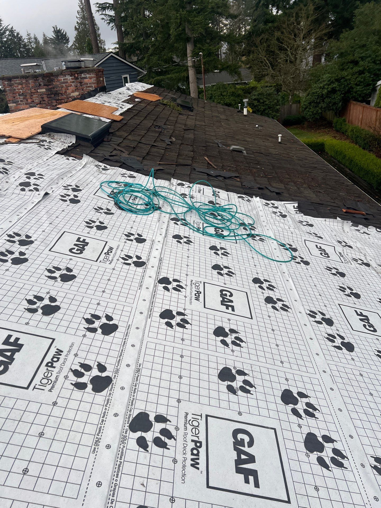 Residential Roofing Installation using GAF HDZ Shingles by Roofing Formula LLC