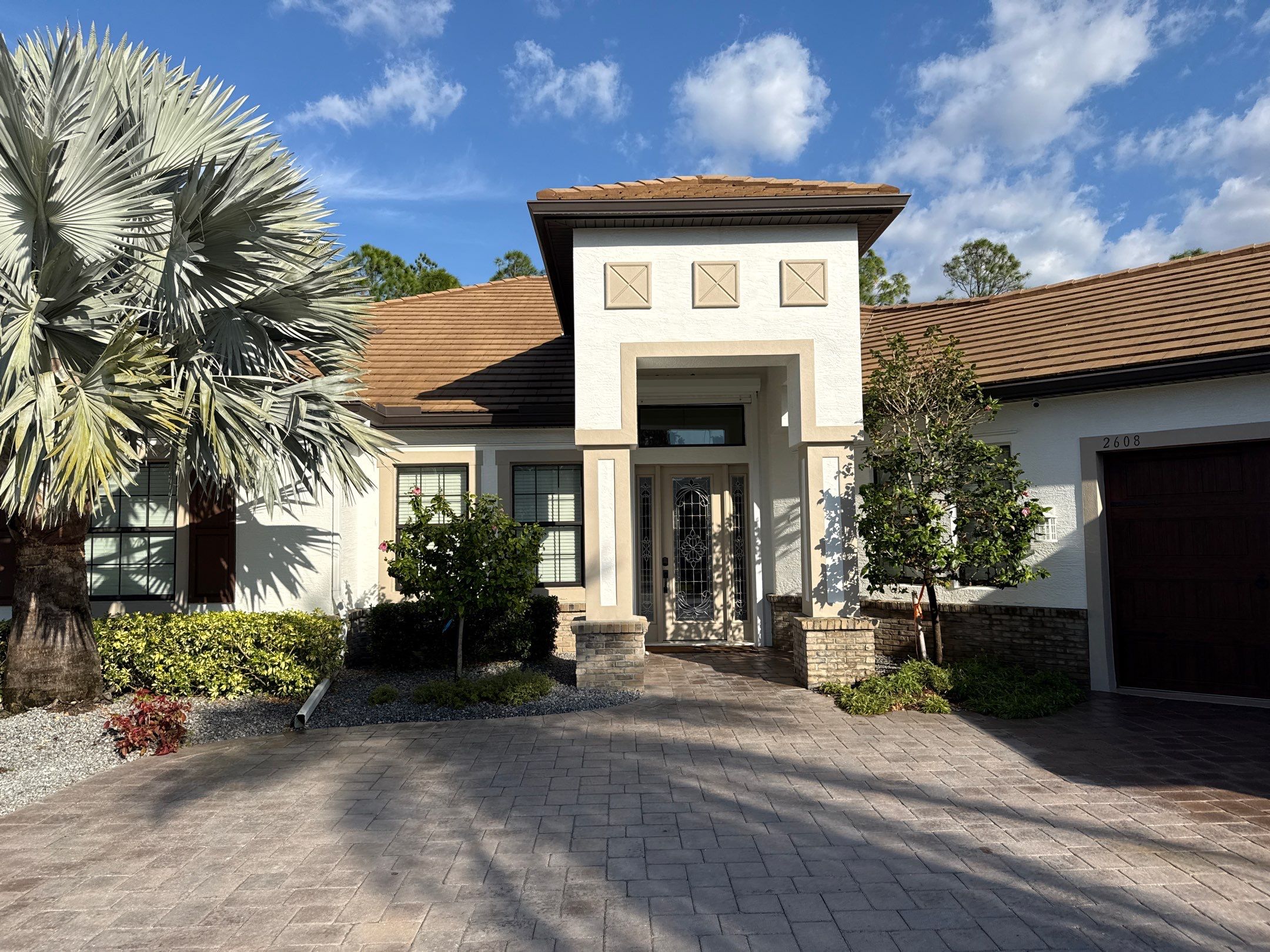 Flat Tile Roof, Paver Pool Deck & Driveway Cleaning | Cove at Twin Rivers, Parrish FL by Sunshine AquaWash