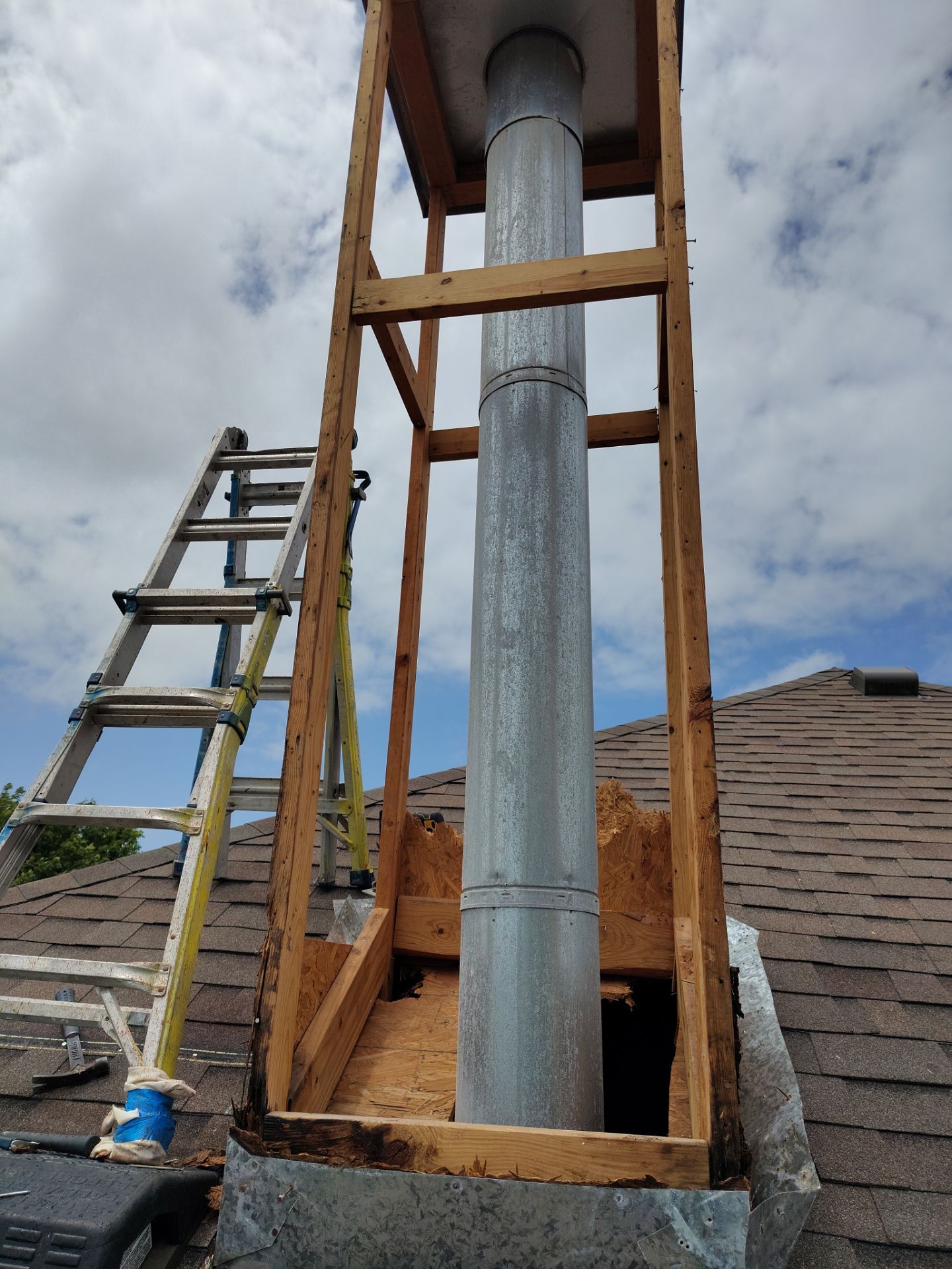 Chimney NEEDS Help! by Bayfront Roofing and Construction
