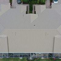 24ga 1.5" Mechanical Seam Sierra Tan by Total Roofing System The Metal Roof Experts