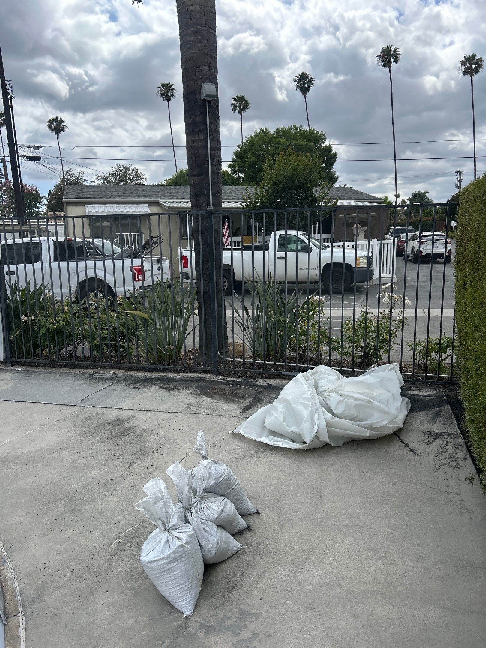 Sandblasting Paint Off Concrete Pool Deck In Rancho Cucamonga, CA by La Power Washing Inc