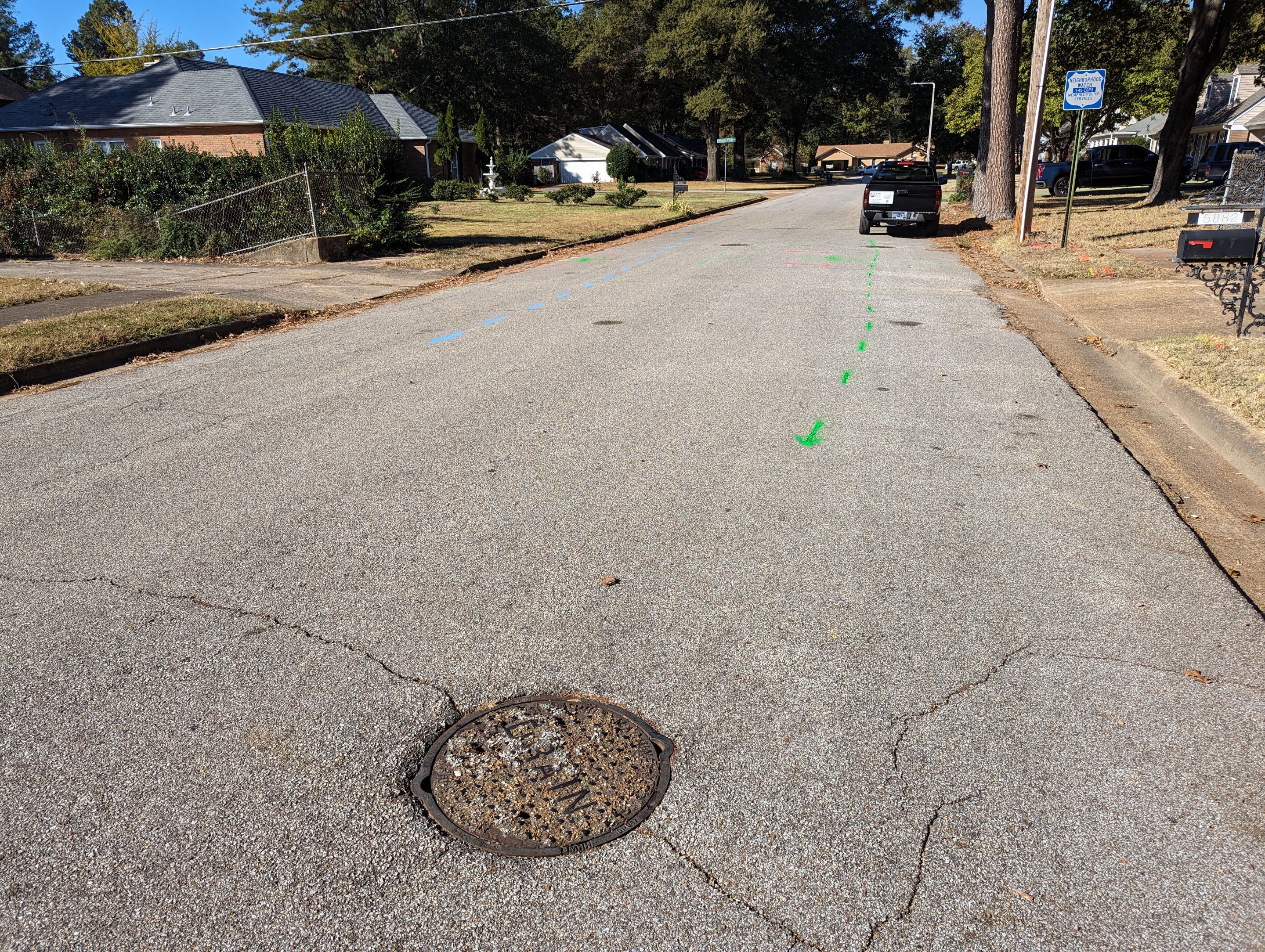 Utility Locating and Verification for Survey Crew by Alsip Locating Service, LLC