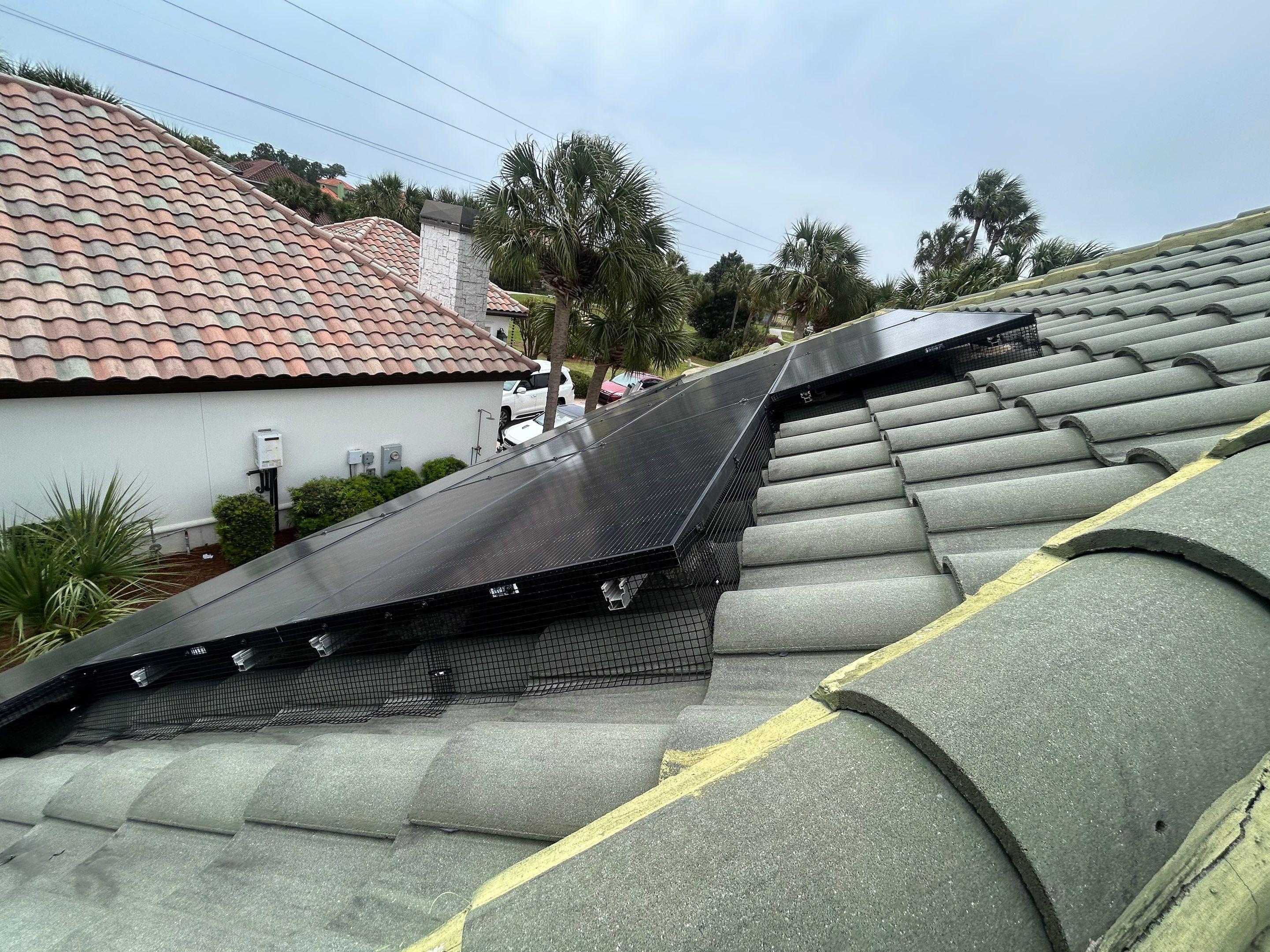 Solar Squirrel Defense System Installation by Gulf Solar Services