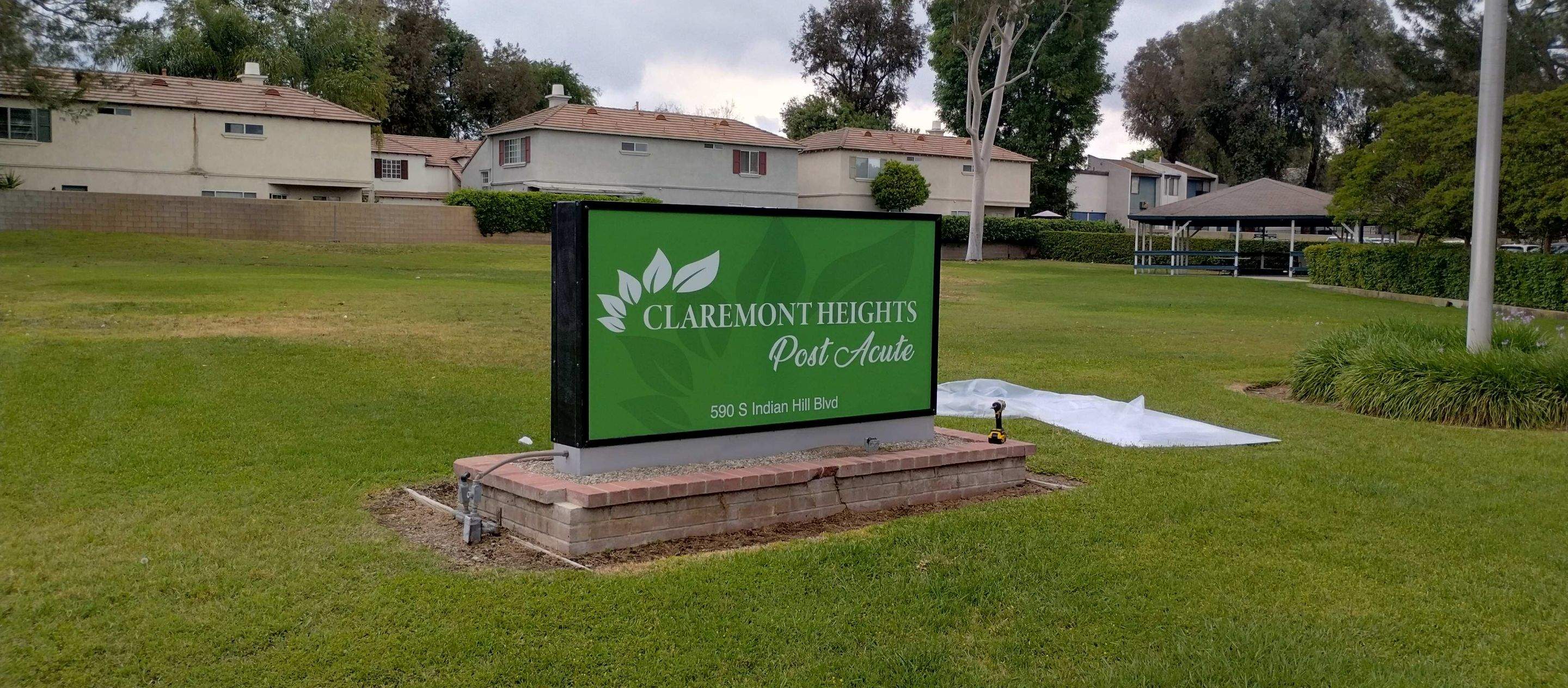 Project in Claremont by Golden State Signs