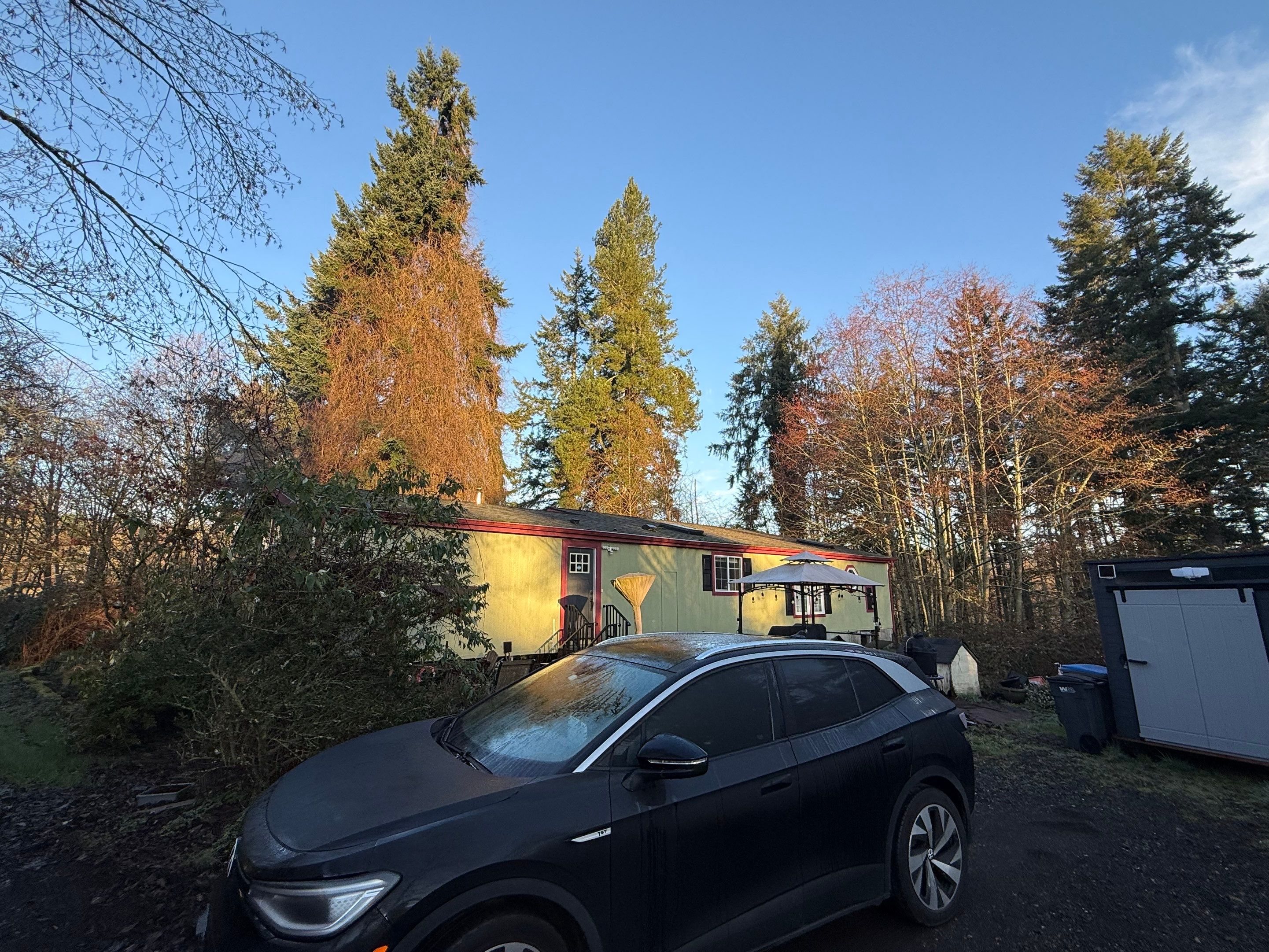 Residential Roof Cleaning Estimate in Olalla, WA by Hanley Construction