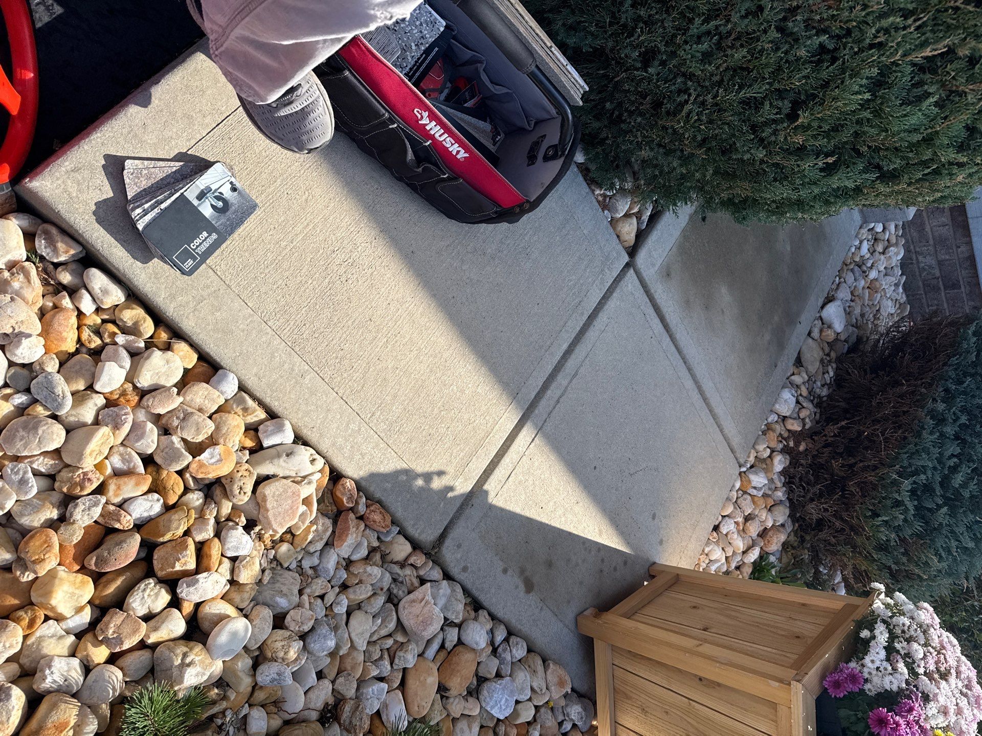 Porch + Garage Project in Oakdale by Floors in a Day, Inc