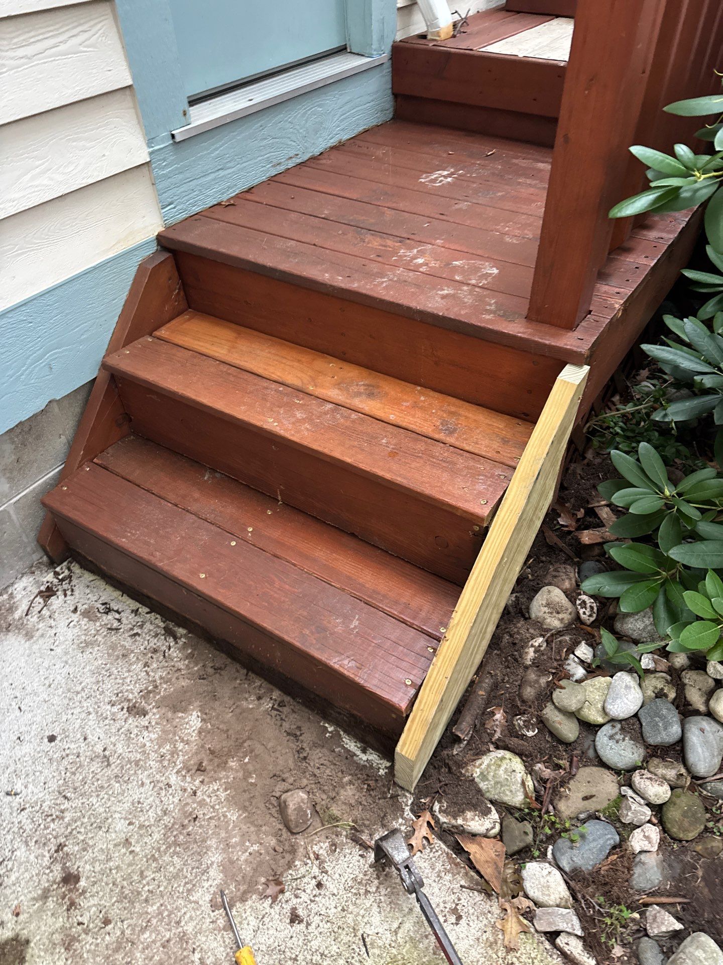 Interior Renovation and Multi-Level Deck Staining in Norton Shores by Gordon Painting