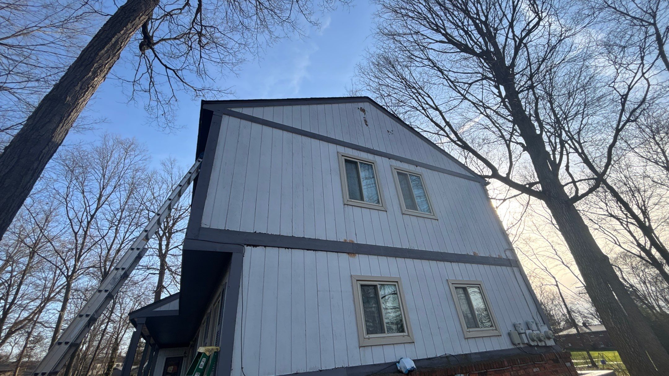 Siding Replacement using Alside Charter Oak D4.5" Deep Moss by 180 Contractors