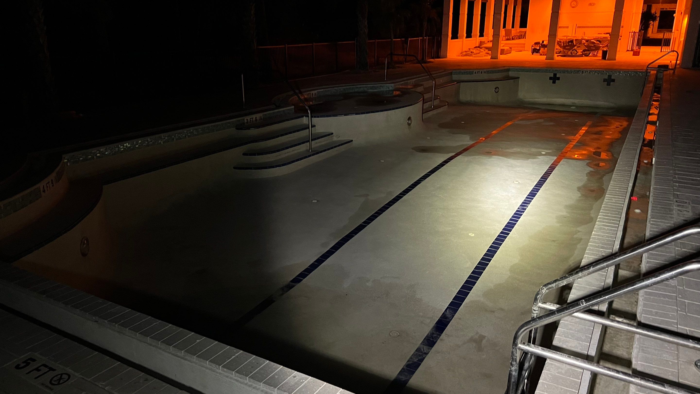 Beachside Community Club Pool Cleanout by APS Power & Water